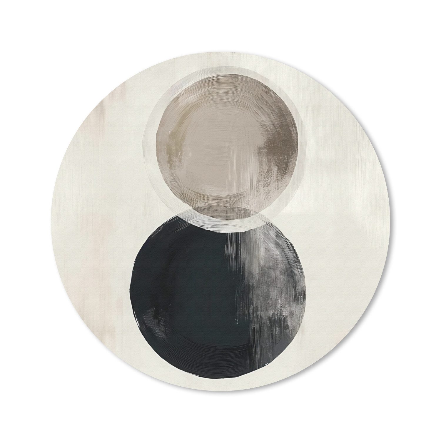 Kreise - Form - Beige - Abstrakt