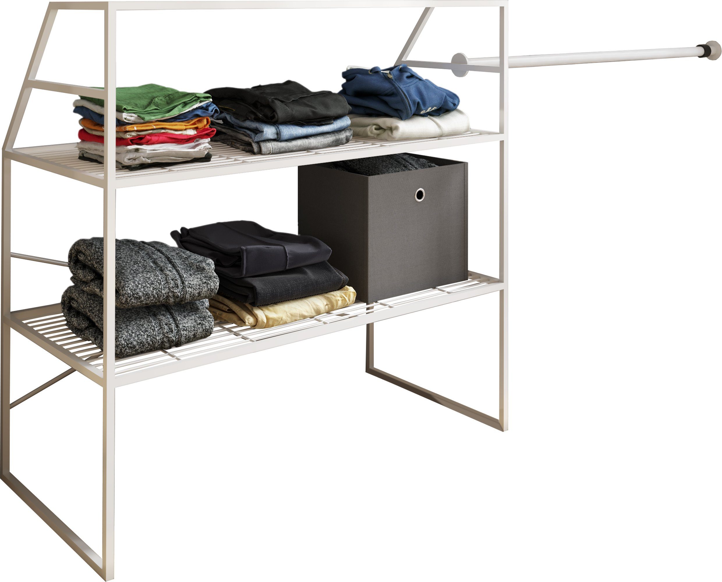 VCM Kleiderschrank Offener Kleiderschrank Dachschrägen Regal günstig online kaufen