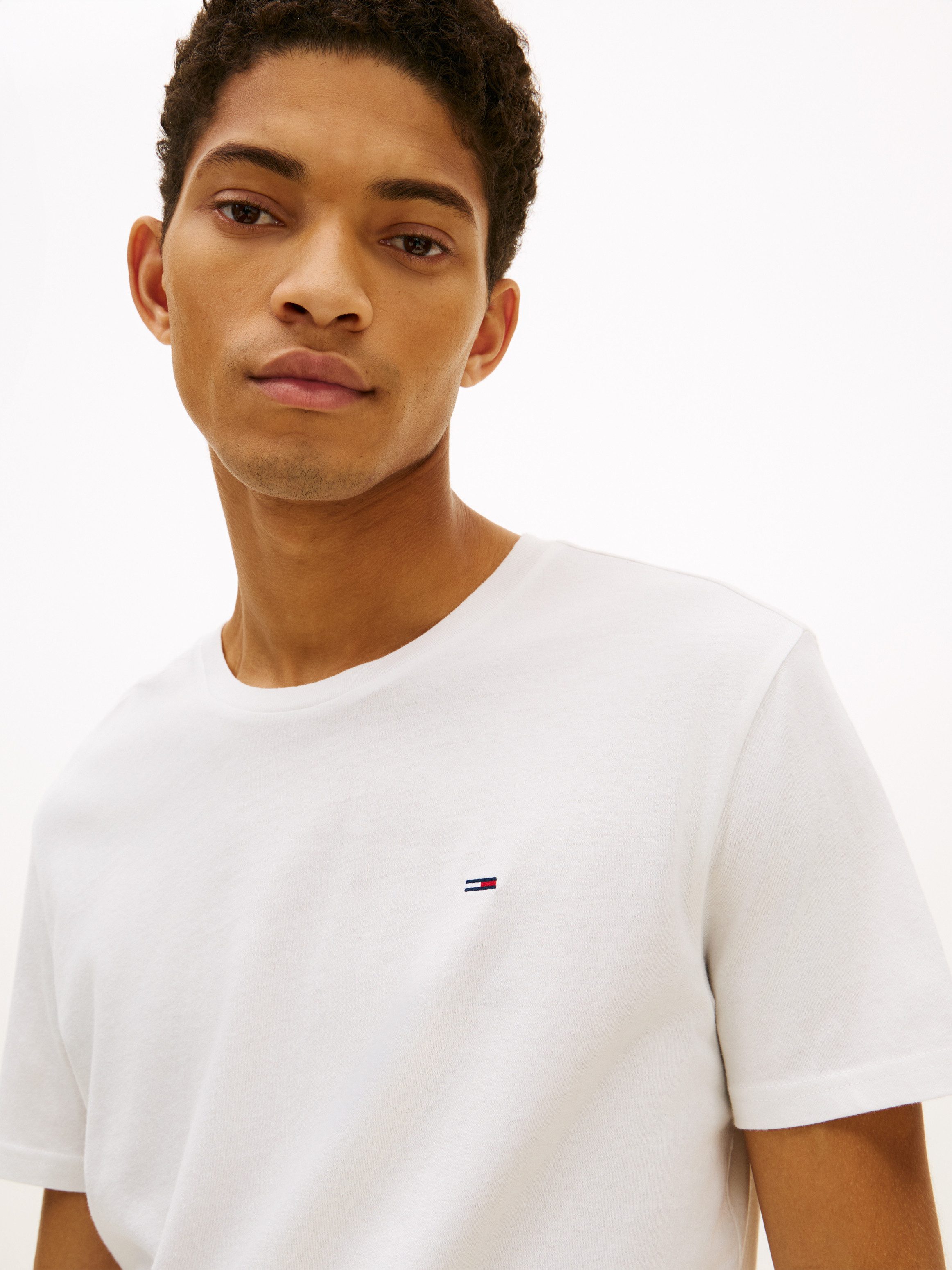 Tommy Jeans T-Shirt TJM EXTRA SLIM 3 PACK (Packung, 3-tlg) Mit Rundhalsausschnitt