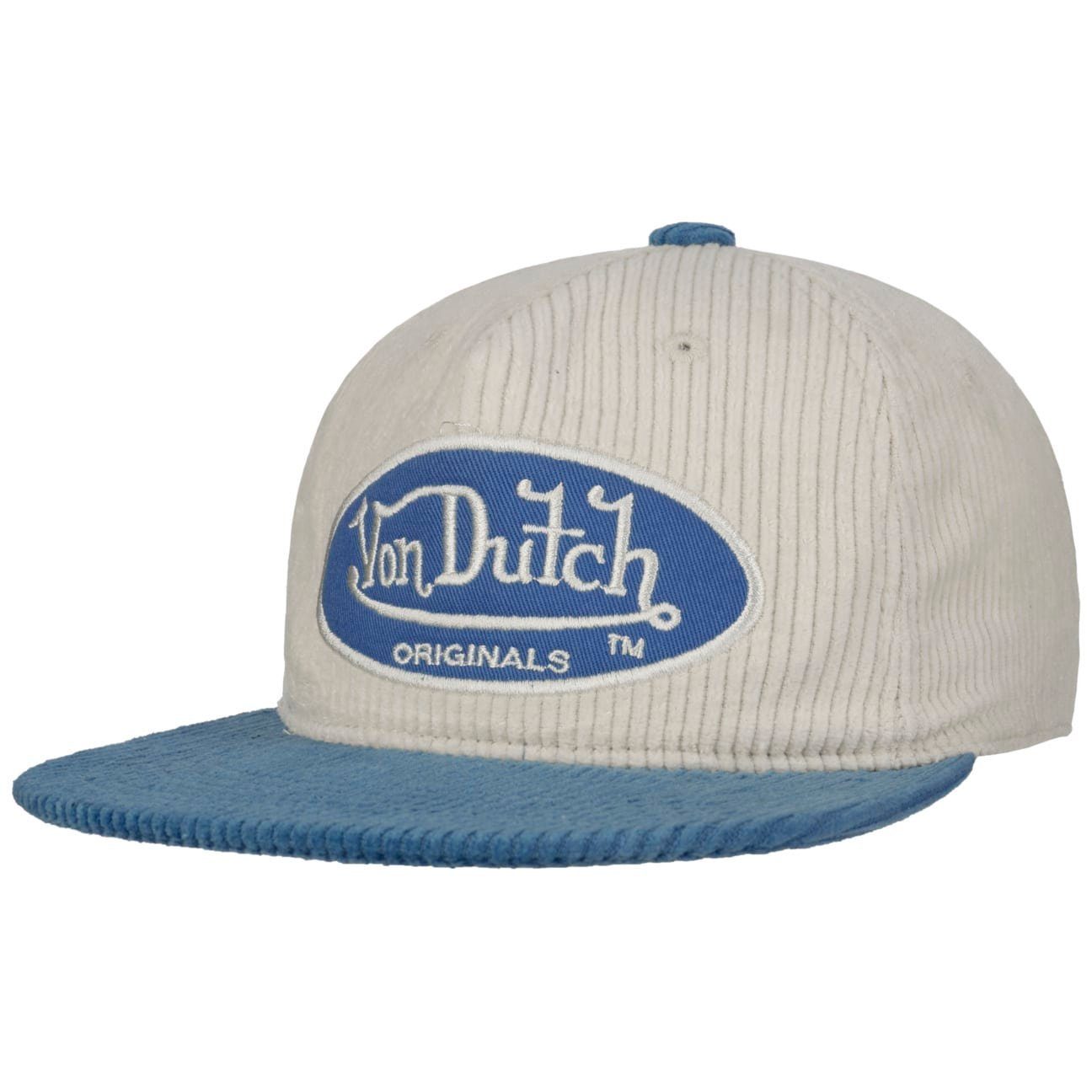 Baseball Dutch Von Snapback Cap (1-St) blau Basecap