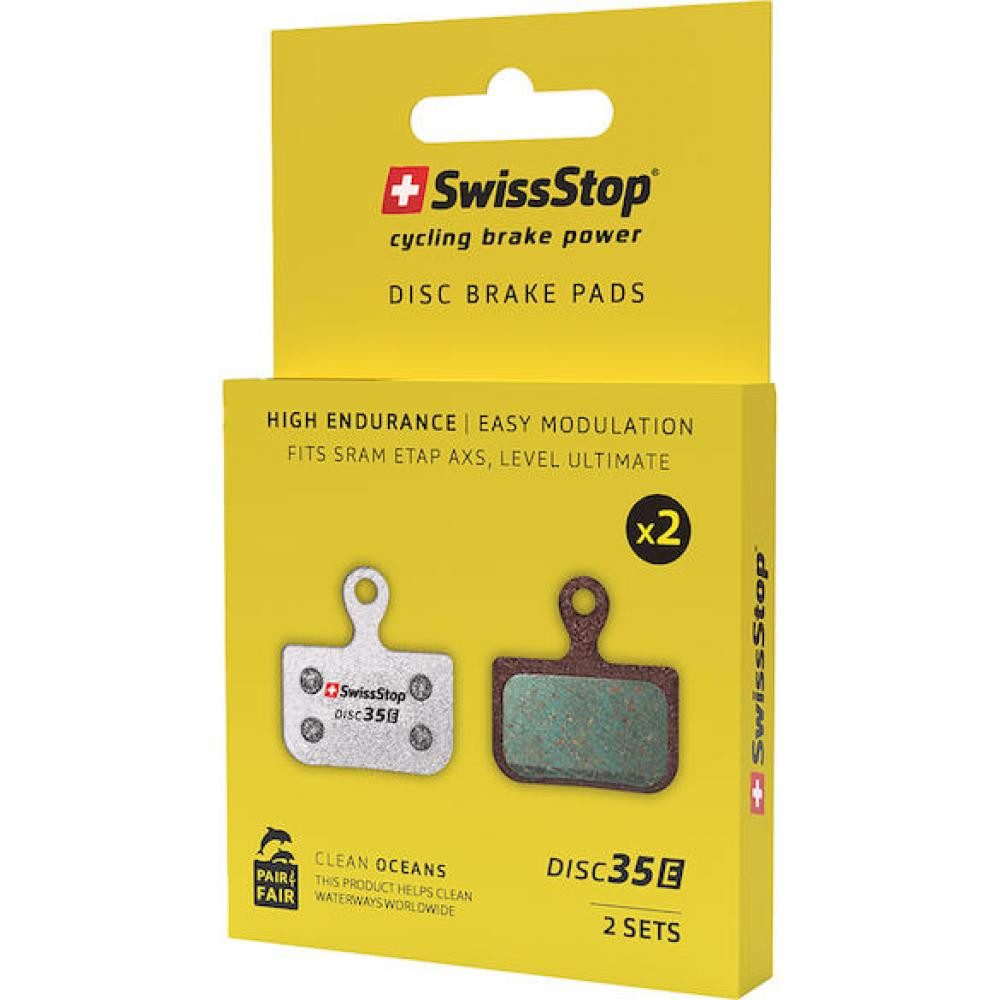 SwissStop Scheibenbremse Bremsbeläge SWISSSTOP Bremsbeläge Disc 35 E 35 silber - leiser E-Bike