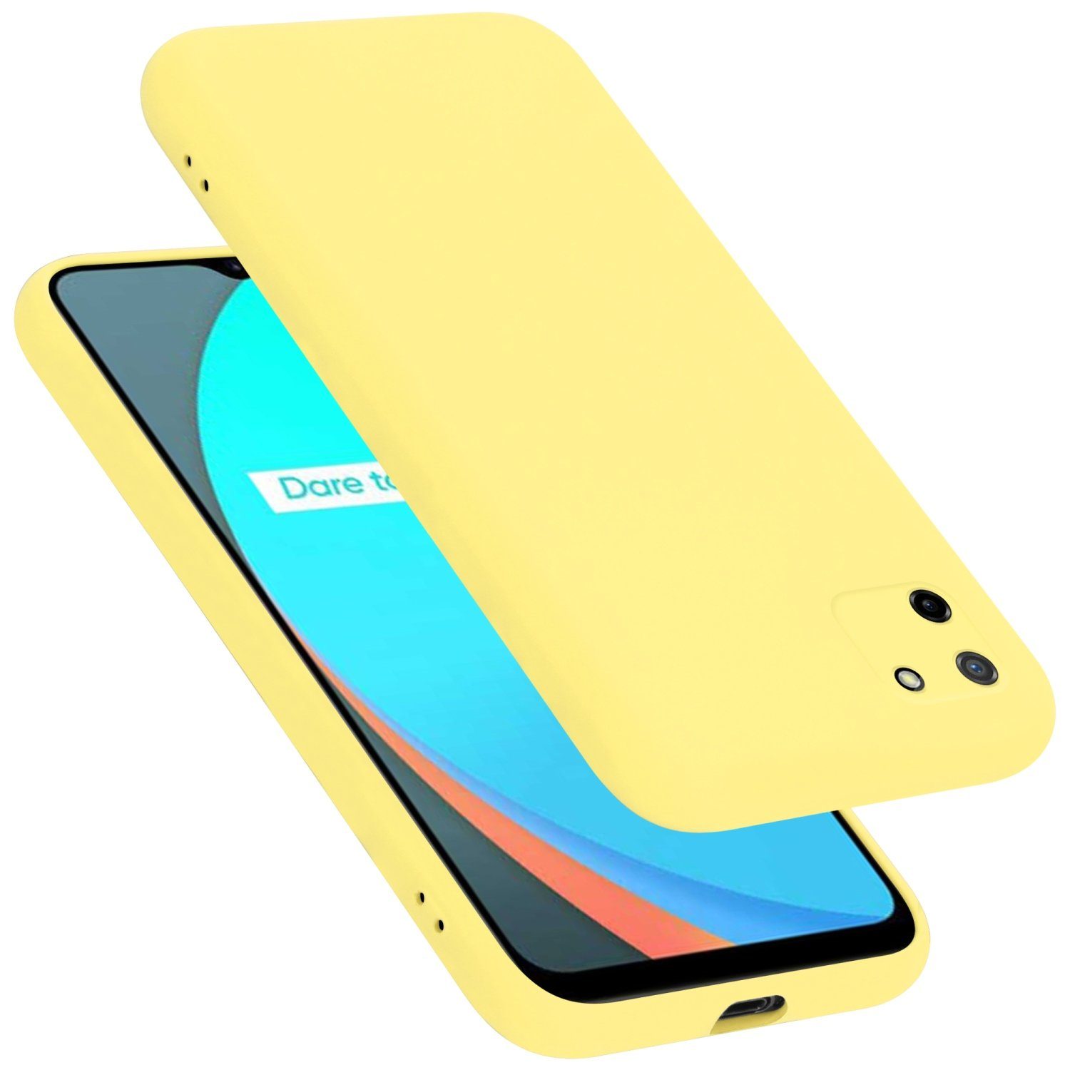 Cadorabo Handyhülle für Realme C11 2020 Hülle Realme C11 2020, Flexible Hülle TPU Silikon Schutzhülle Back Cover Case