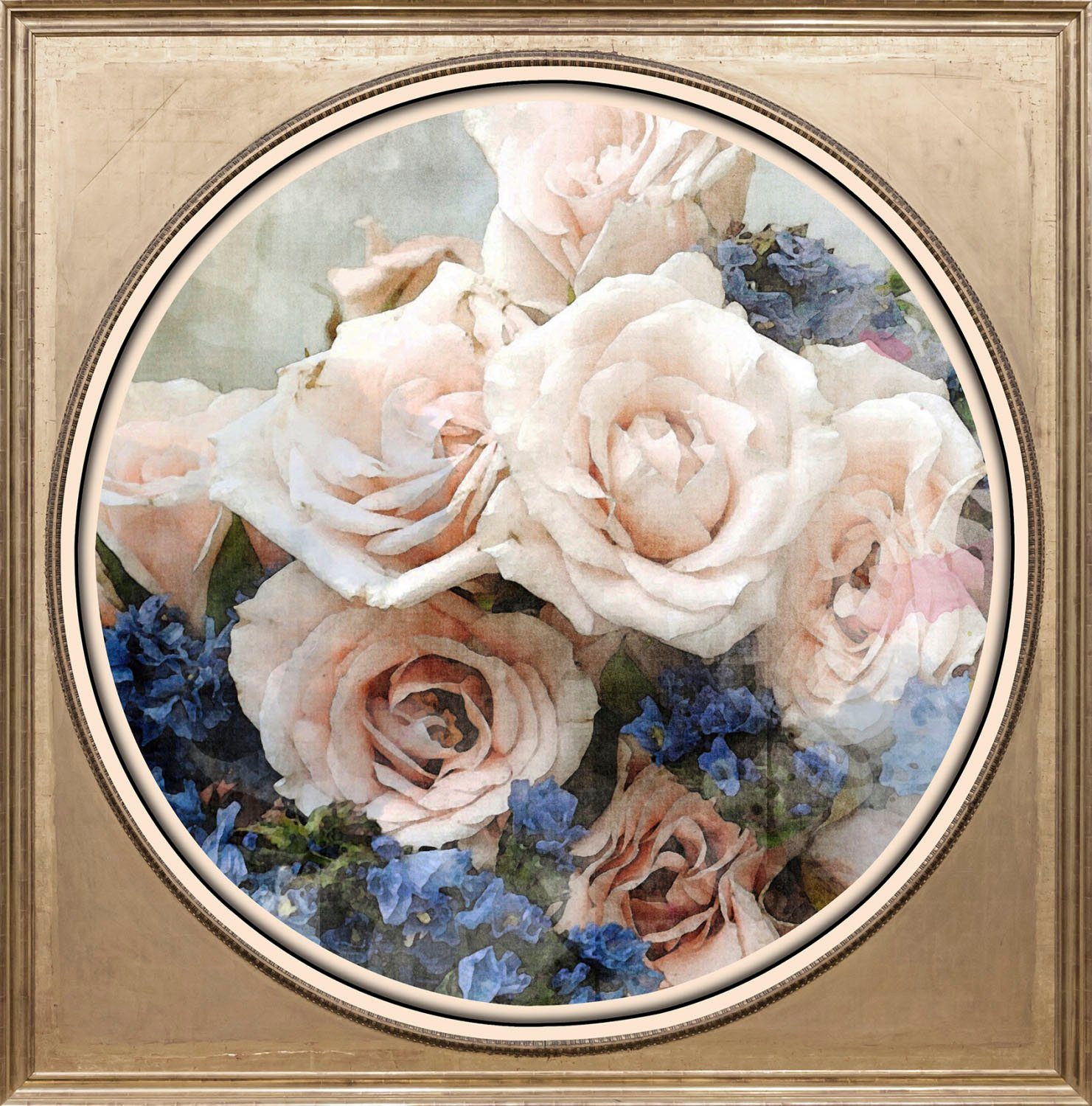 queence Blumen Acrylglasbild