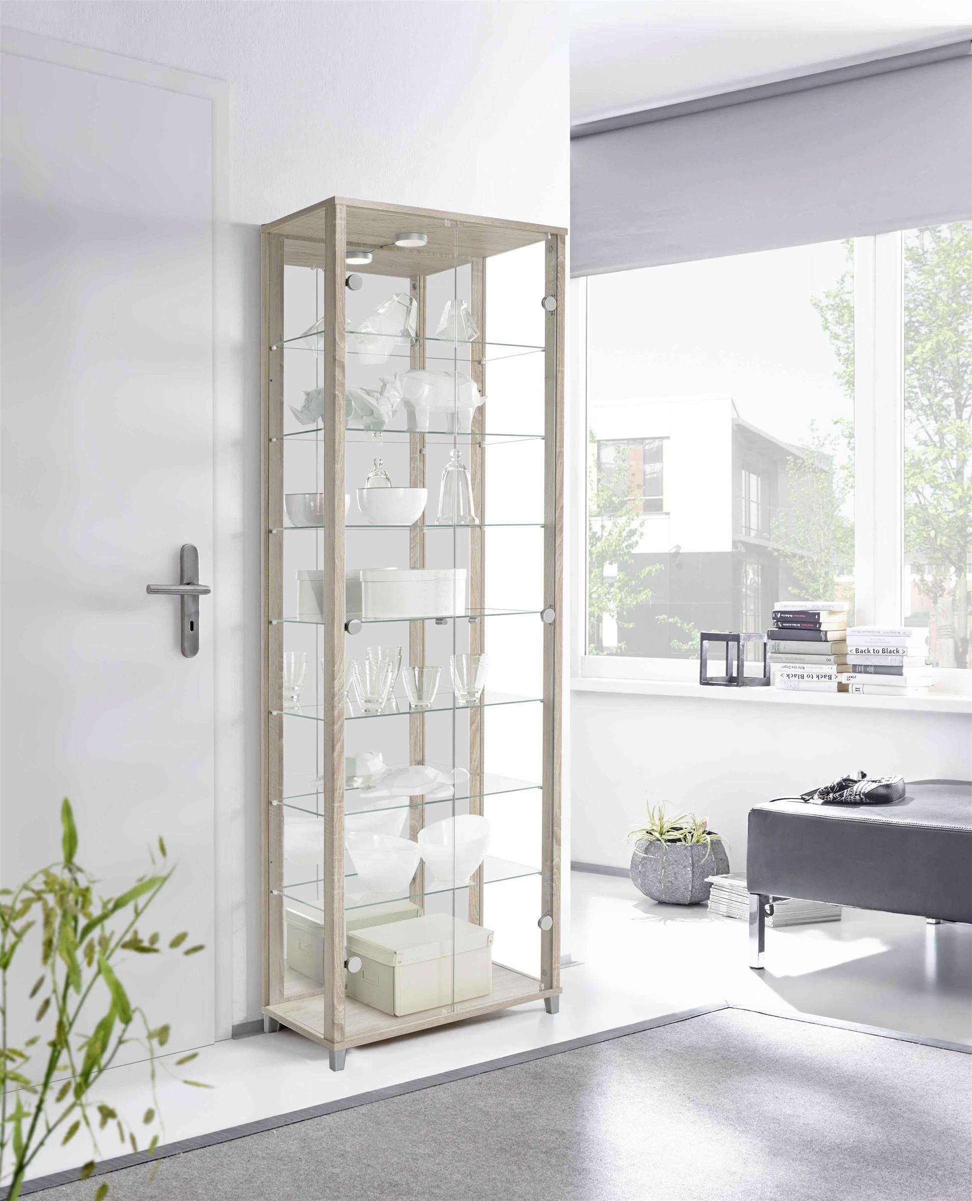 fif möbel Vitrine OPTIMA Standvitrine/Glasvitrine 2x günstig online kaufen