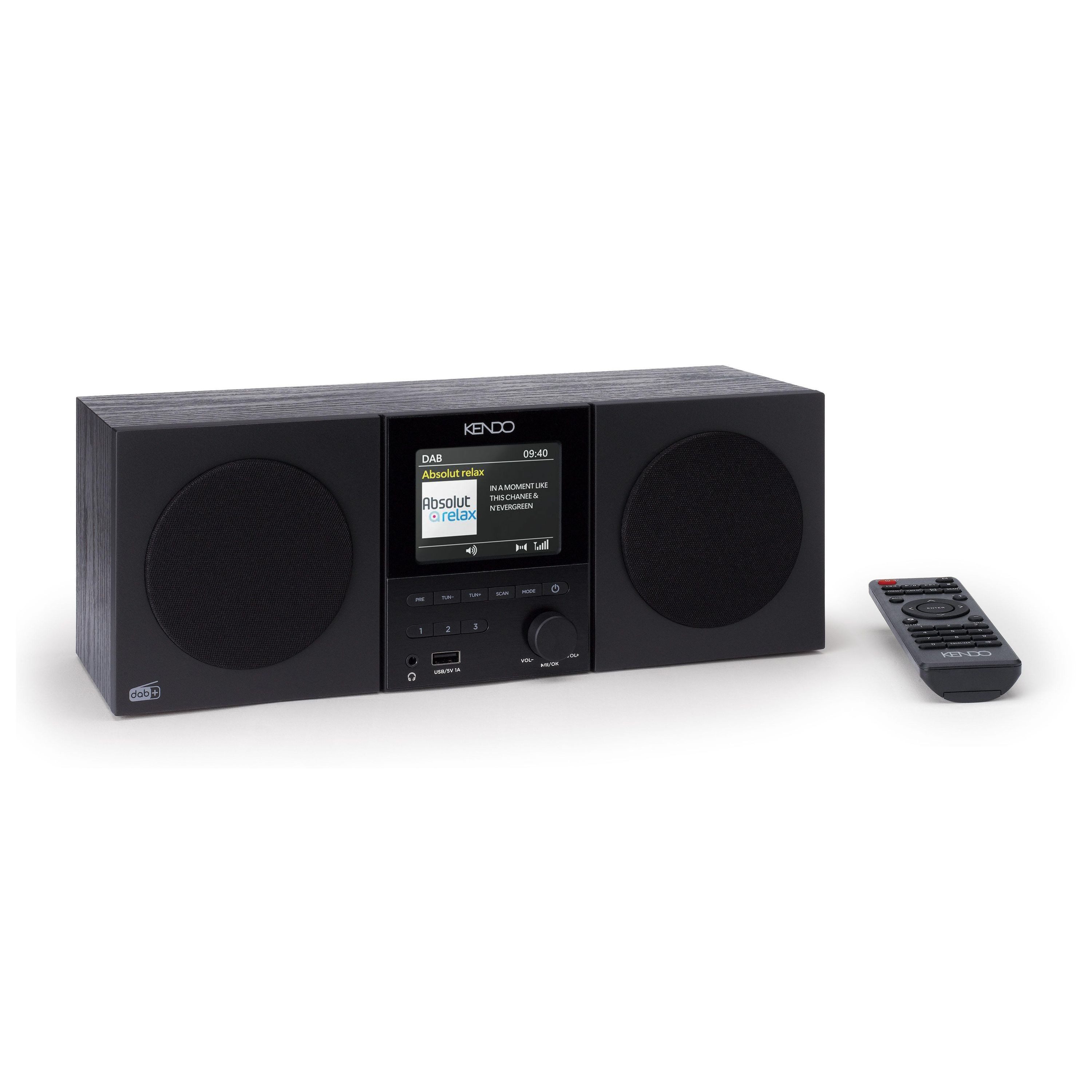 Kendo 25EX Radio (DAB Radio XL mit großem Display und DAB)