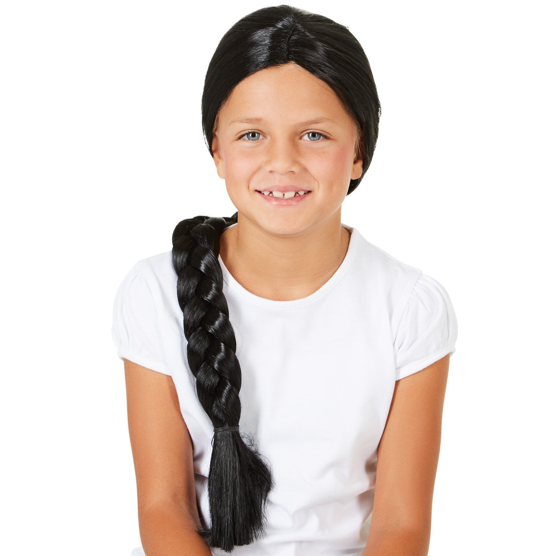 dressforfun Kostüm-Perücke Kinderperücke langer Zopf