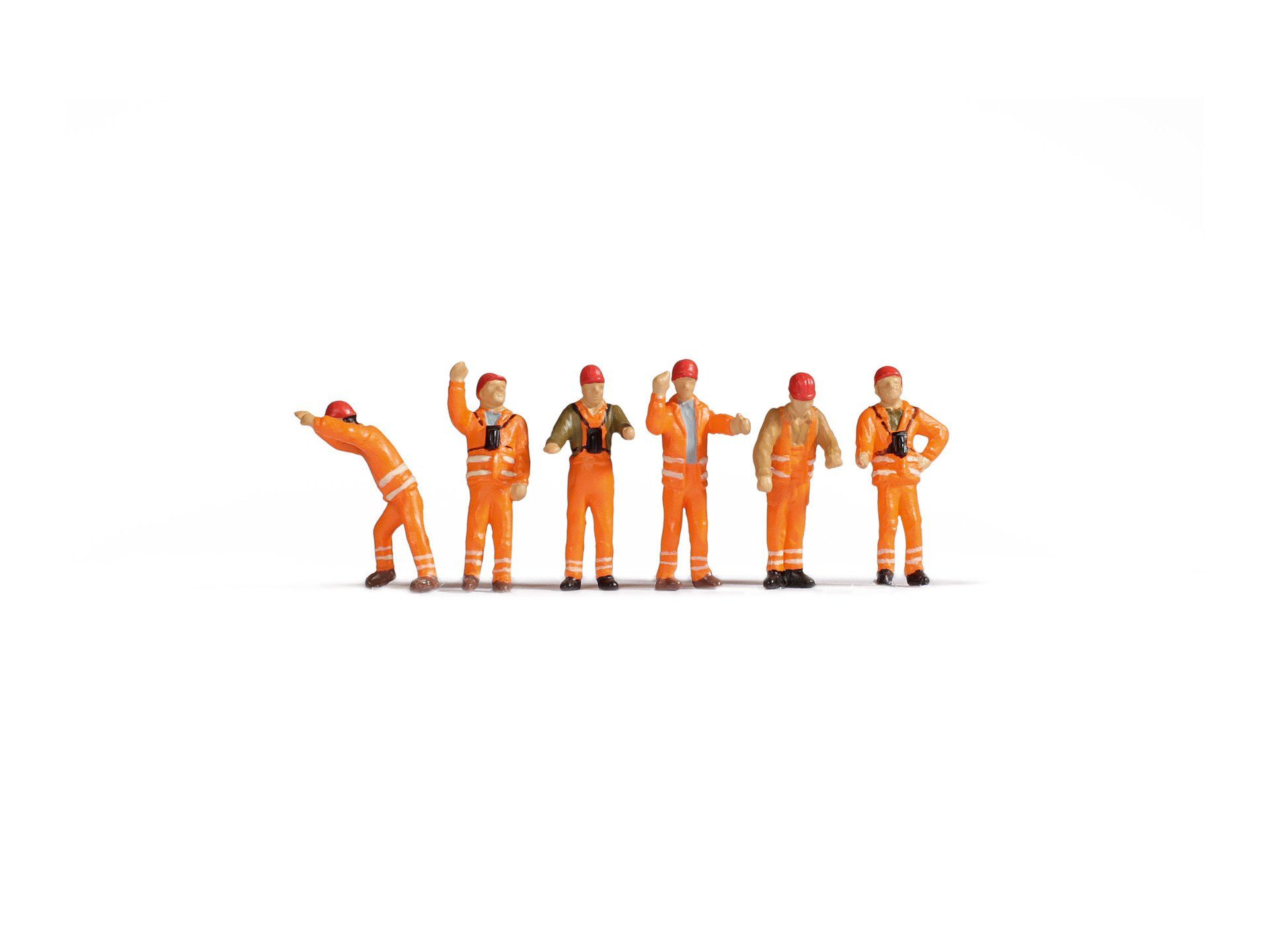 Dekofigur NOCH Rangierpersonal, handkolorierte Figuren für M