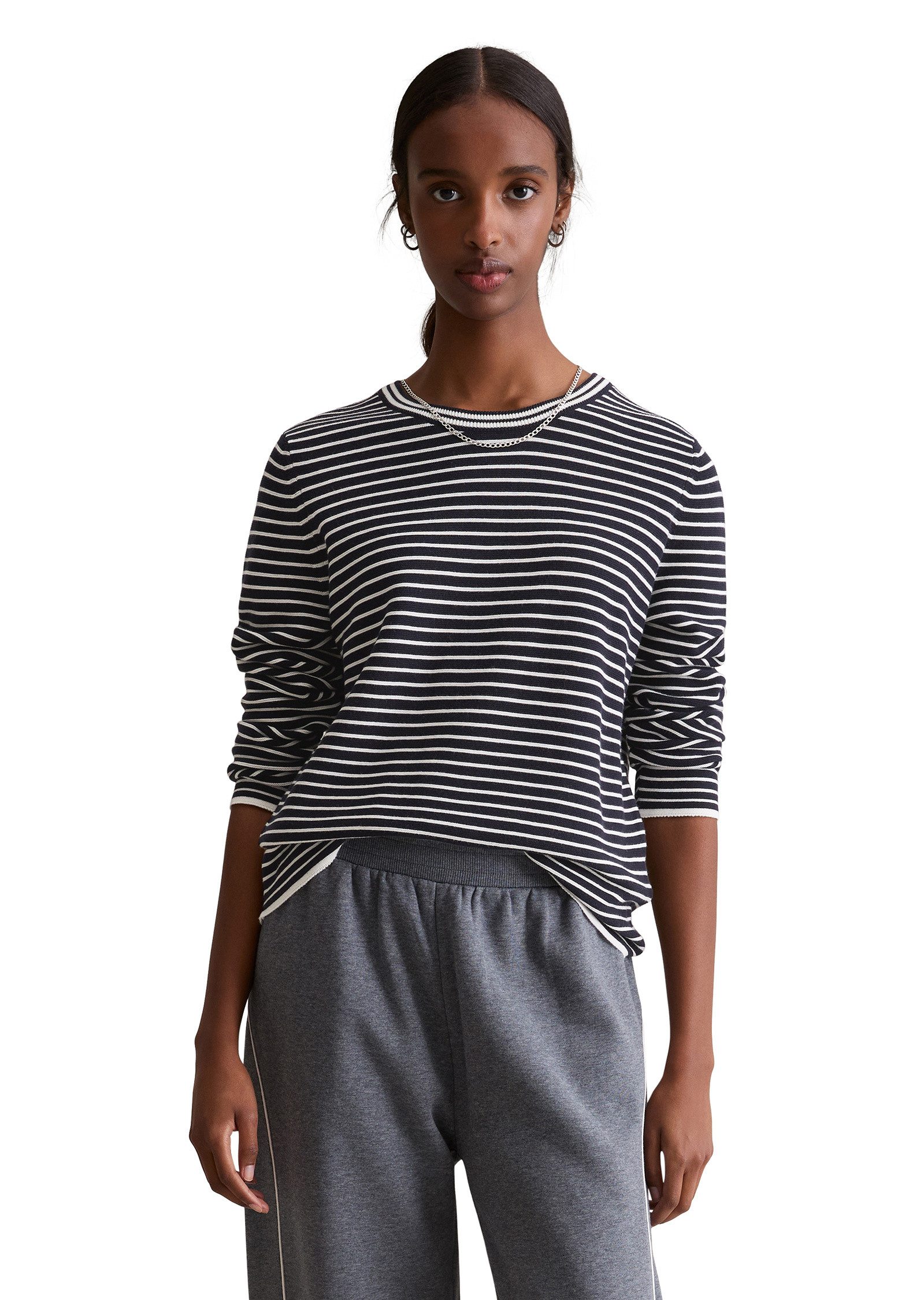 Marc O'Polo DENIM Strickpullover aus Compact Cotton