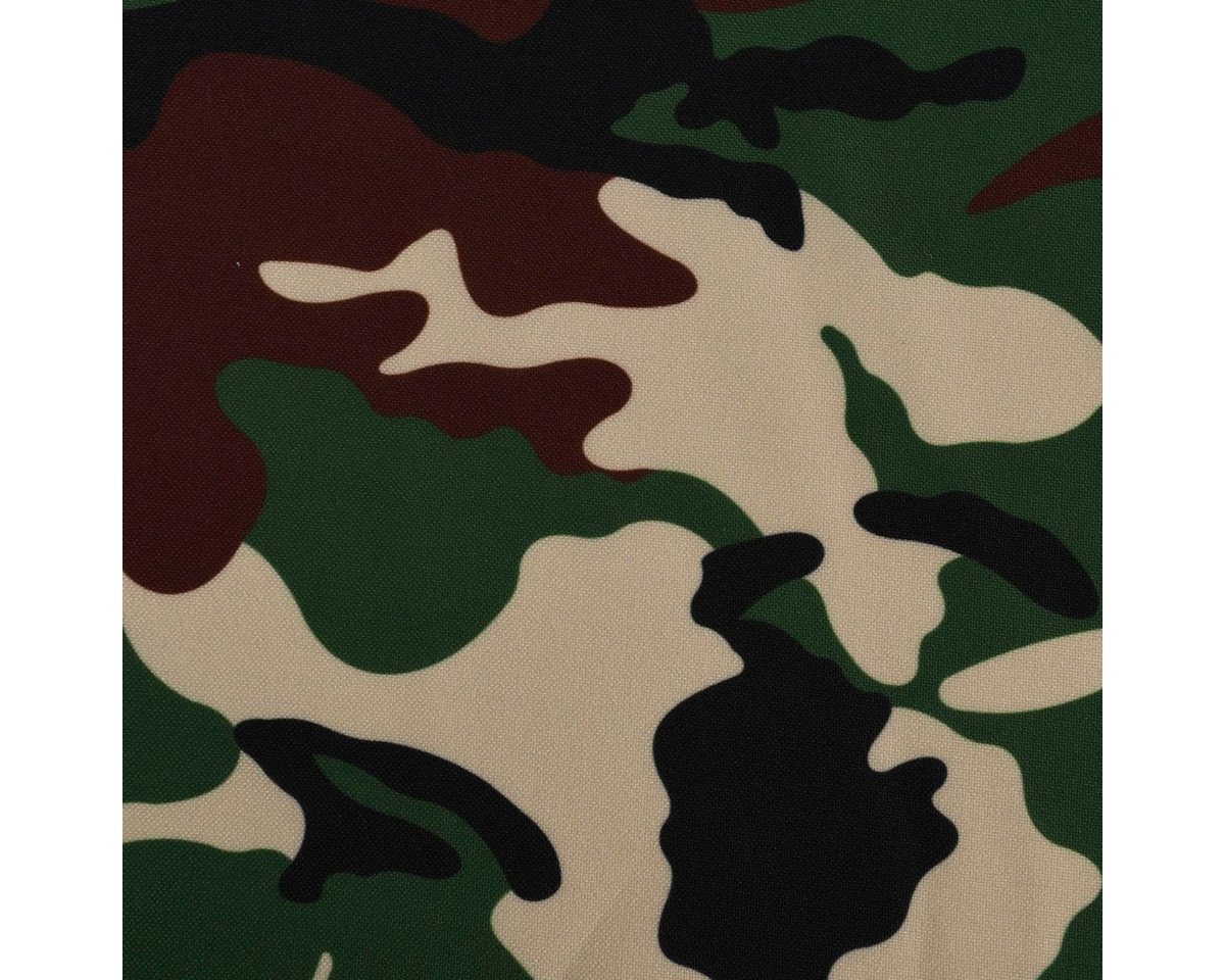 Thumbnail - SCHÖNER LEBEN. Stoff Faschingsstoff Polyester Camouflage grün braun 1,5m Breite