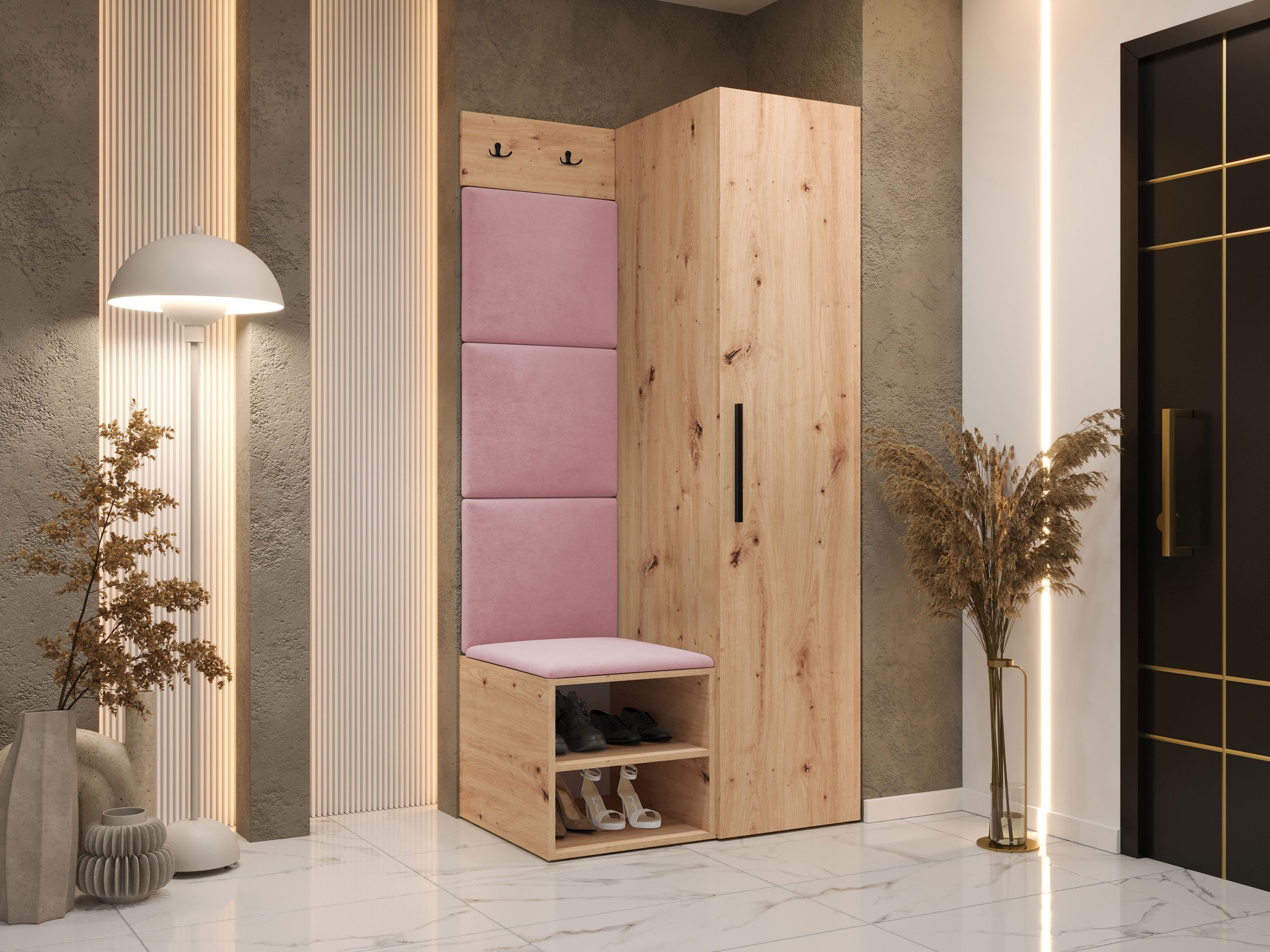 MIRJAN24 Garderoben-Set Medi III, (Drehtürenschrank, Schuhschrank, günstig online kaufen