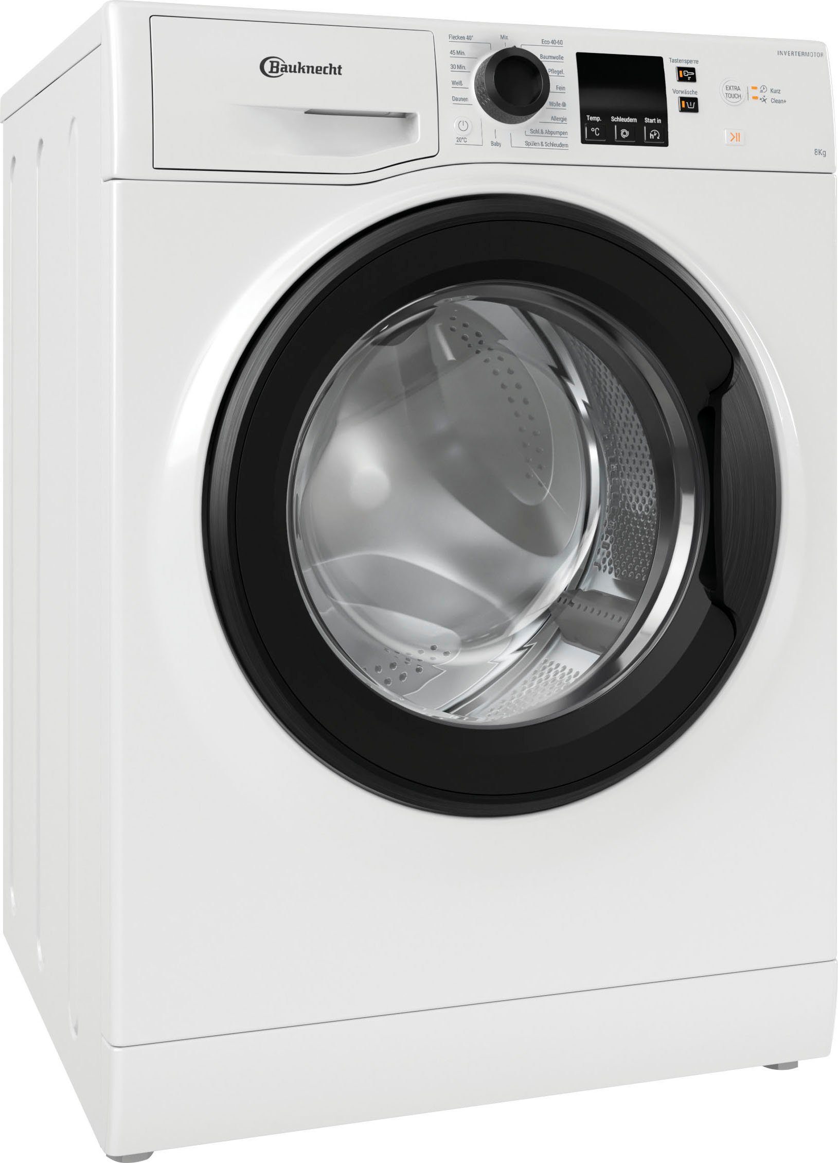 BAUKNECHT Waschmaschine Super Eco 845 4 U/min, kg, A, Herstellergarantie 8 1400 Jahre