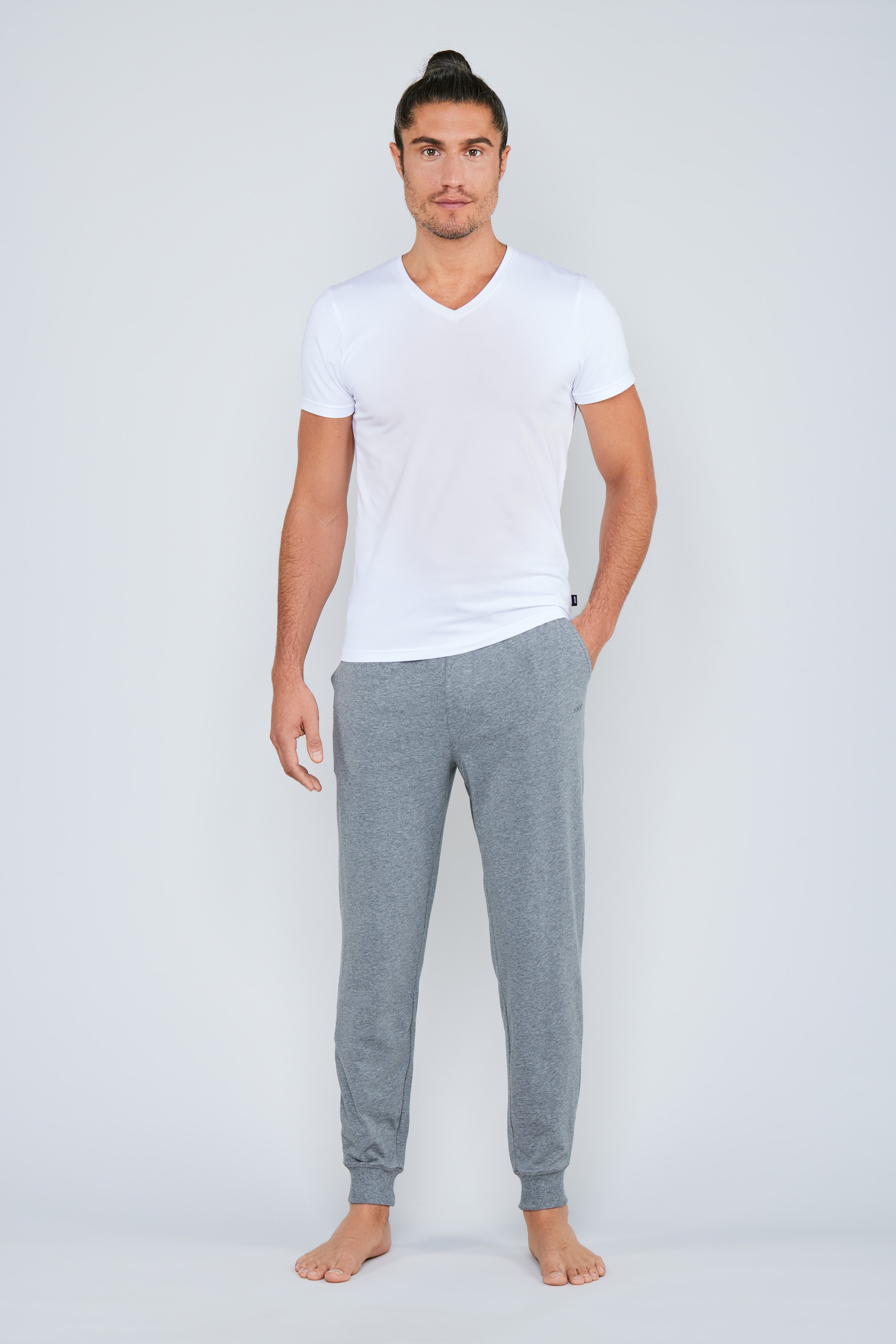JOOP! Jogger Pants Comfort Tunnelzug, Bindeband, Eingriff-Taschen, Jersey-Qualität