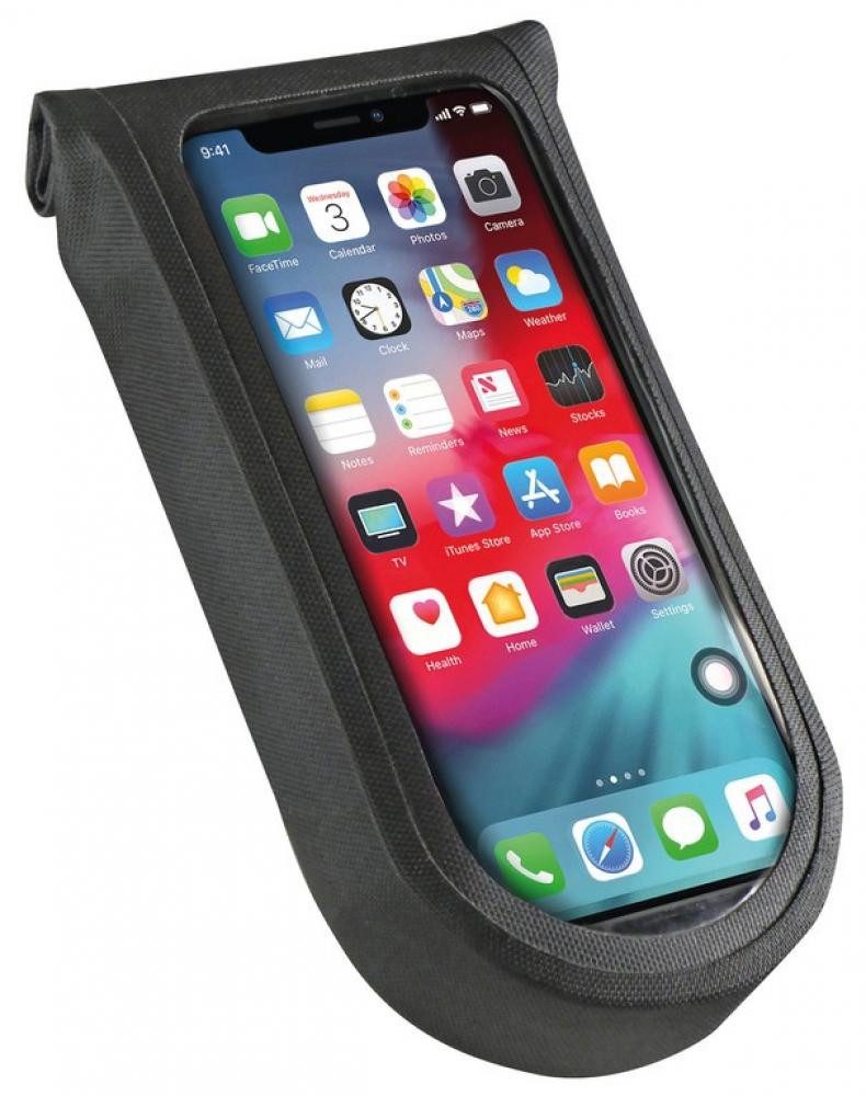 KlickFix KLICKfix Phone Bag Tour S mit Adapter transparent schwarz mit Drehkupp