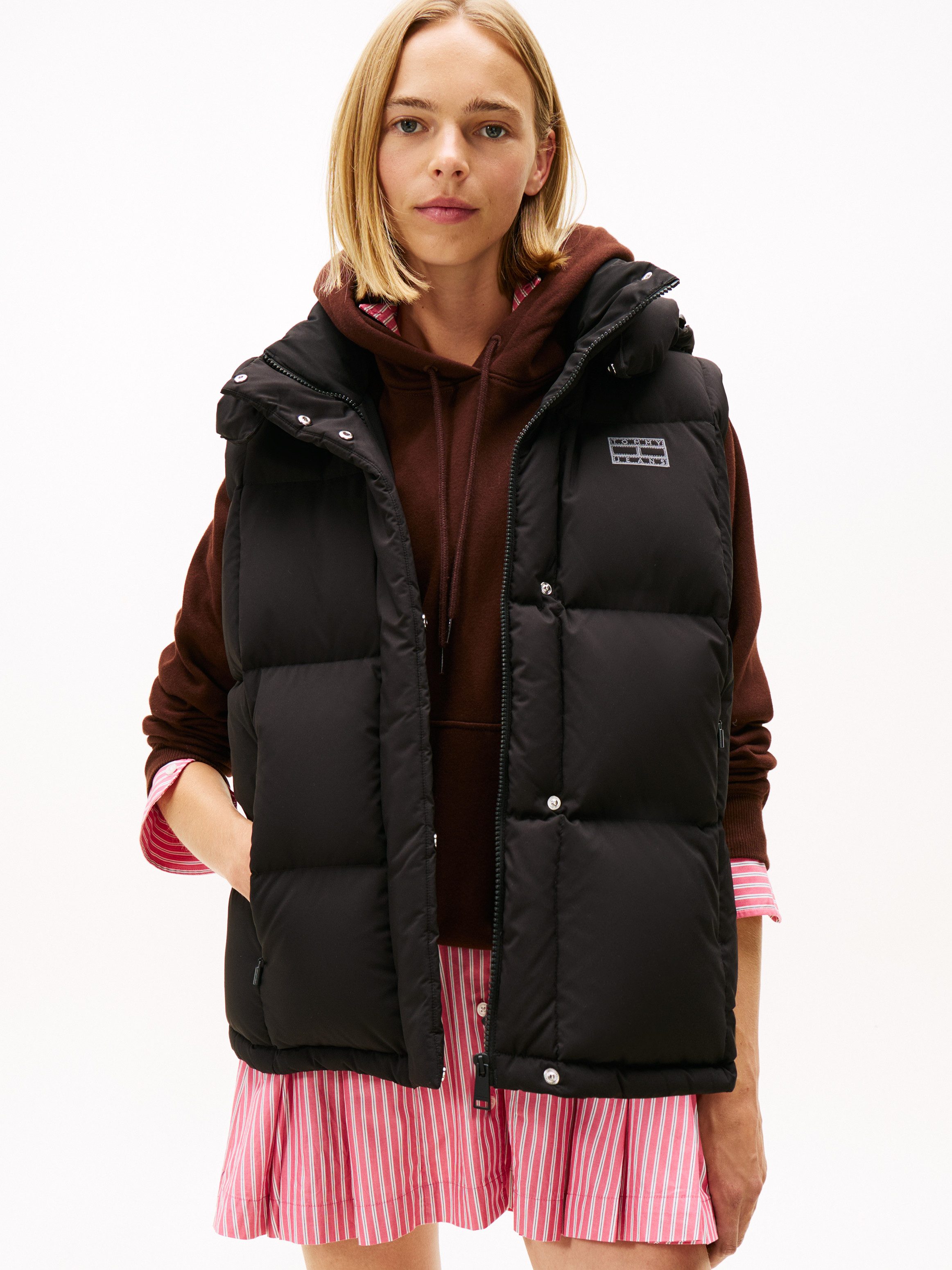 Tommy Jeans Steppweste TJW ALASKA GRID günstig online kaufen