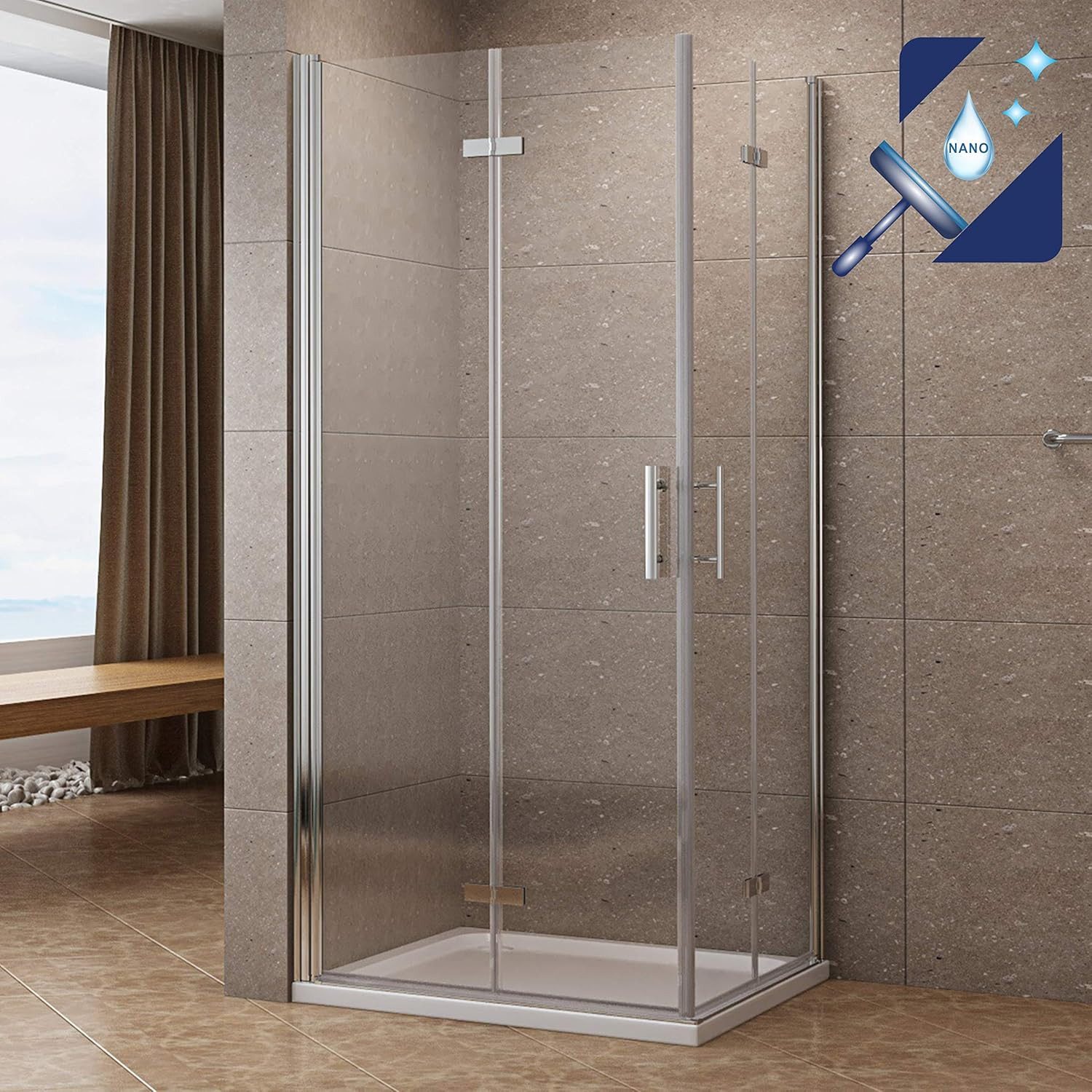 AQUABATOS Eckdusche Duschkabine Eckeinstieg Eckdusche mit günstig online kaufen