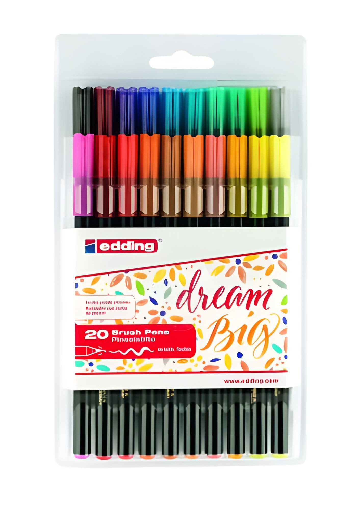 edding Malstift Edding Pinselstift 1340 20er-Set sortiert