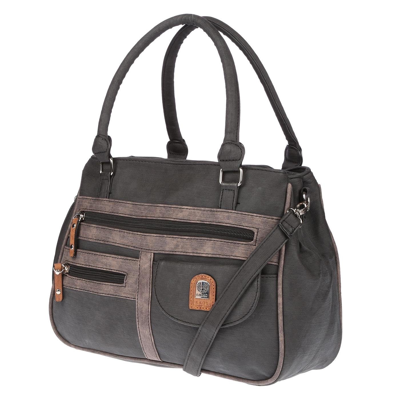 Christian Wippermann Henkeltasche Große Damen Tasche Umhängetasche Schultertasche (1 tlg), Henkeltasche
