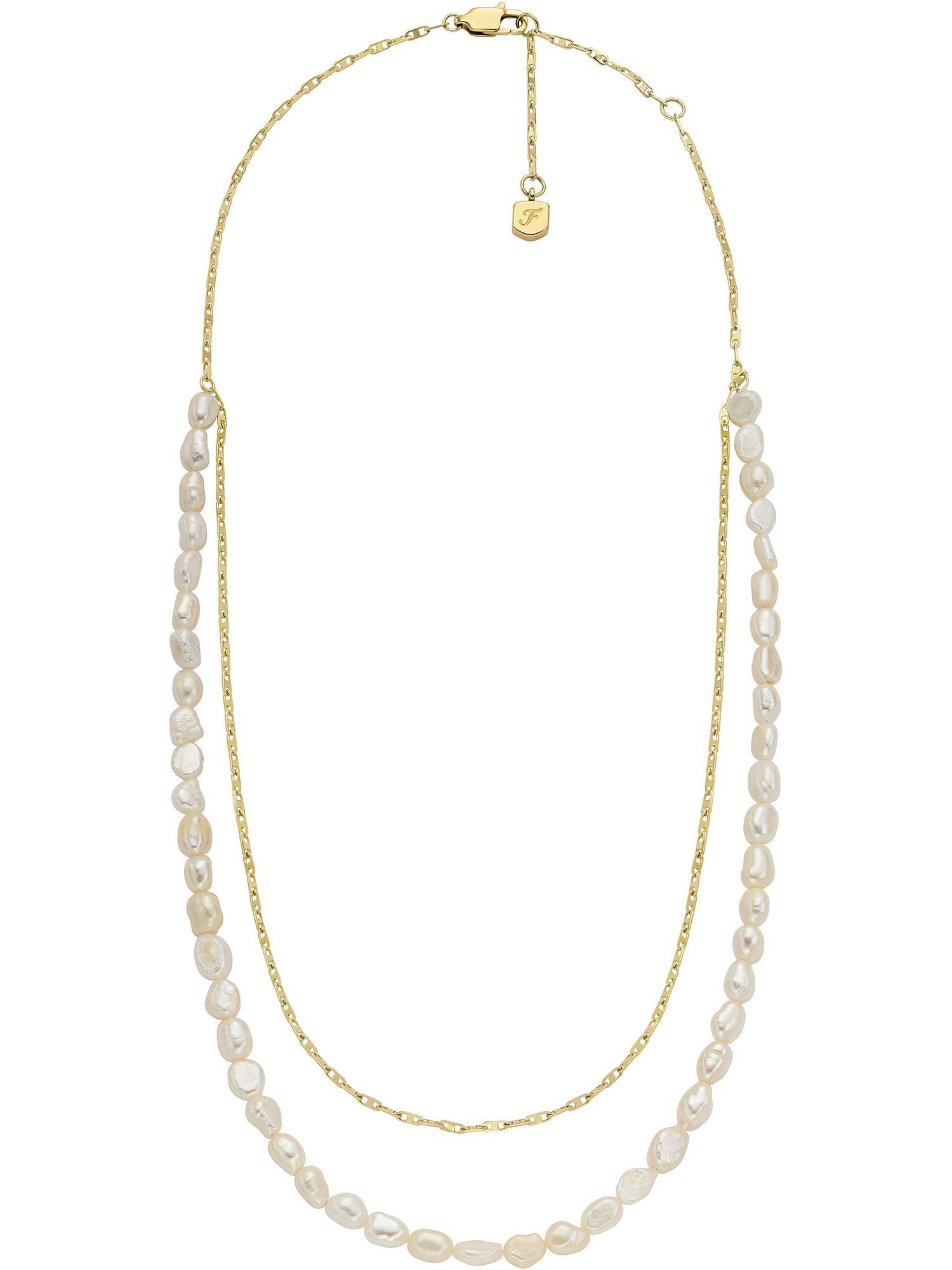 Fossil Collier Fossil Damen-Kette Edelst...