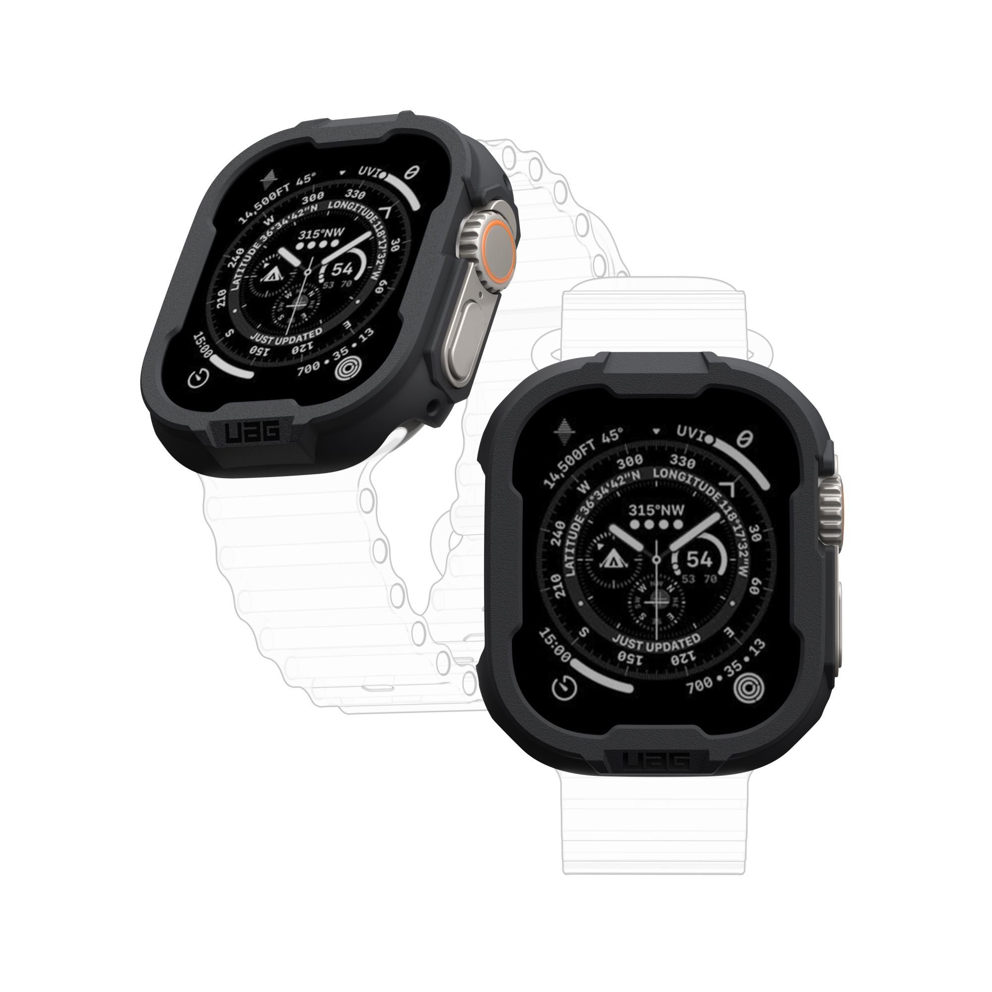 Urban Armor Gear Smartwatch-Hülle Scout, für Apple Watch Ultra / Ultra 2 (49mm), Sturz- und Stoßsicher