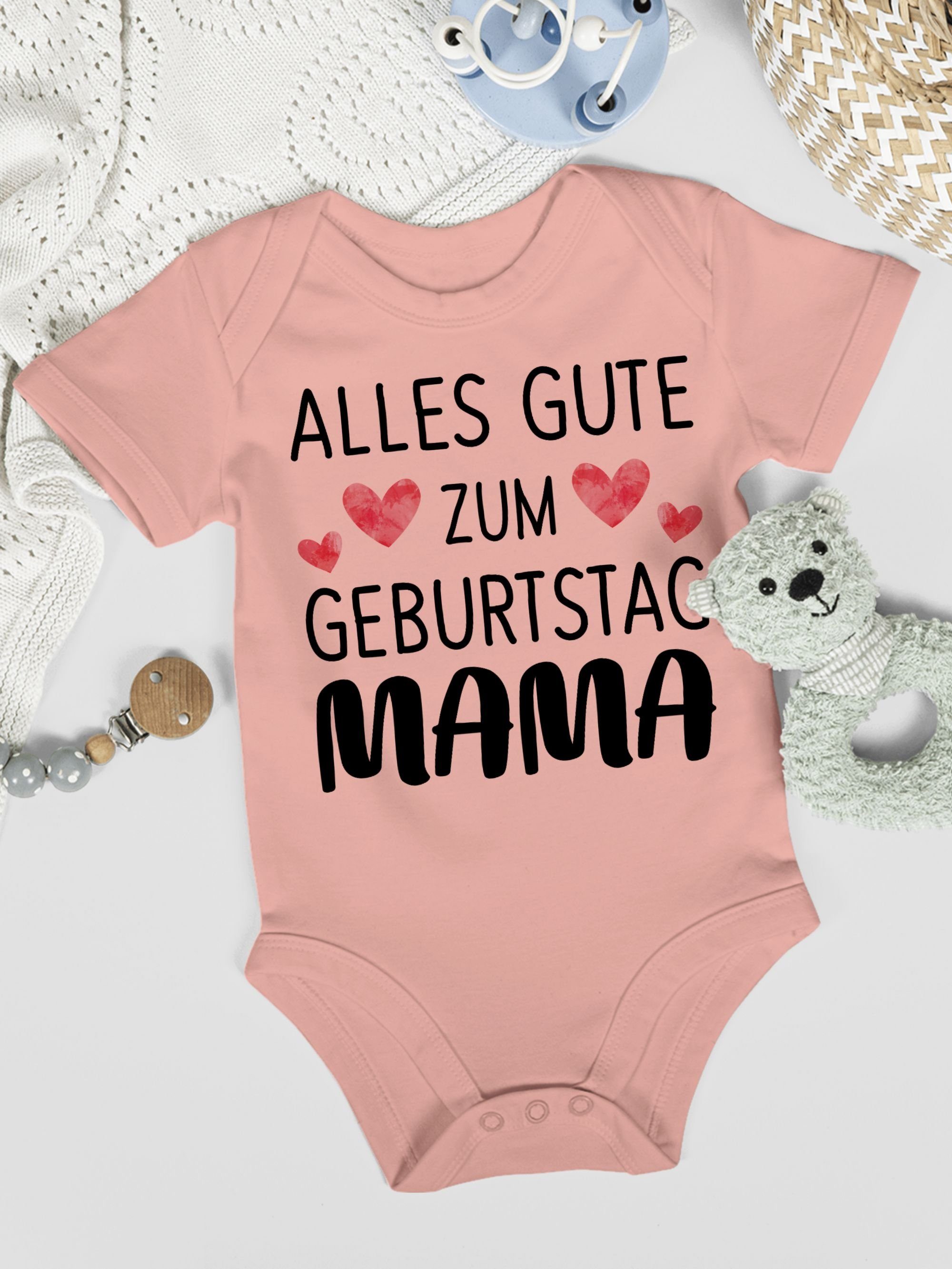 & gute Tochter Baby Sohn Mama Geburtstag Shirtracer Geschenk zum Alles Mama Shirtbody Babyrosa 1