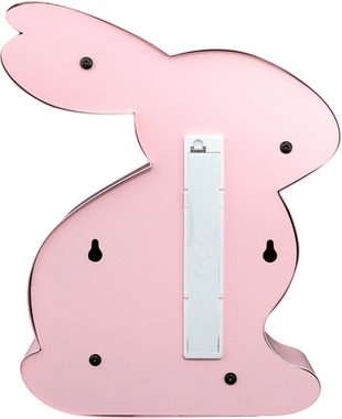 MARQUEE LIGHTS LED Dekolicht Rabbit, LED fest integriert, Warmweiß, Wandlampe, Tischlampe Rabbit mit 11 festverbauten LEDs - 15x23 cm