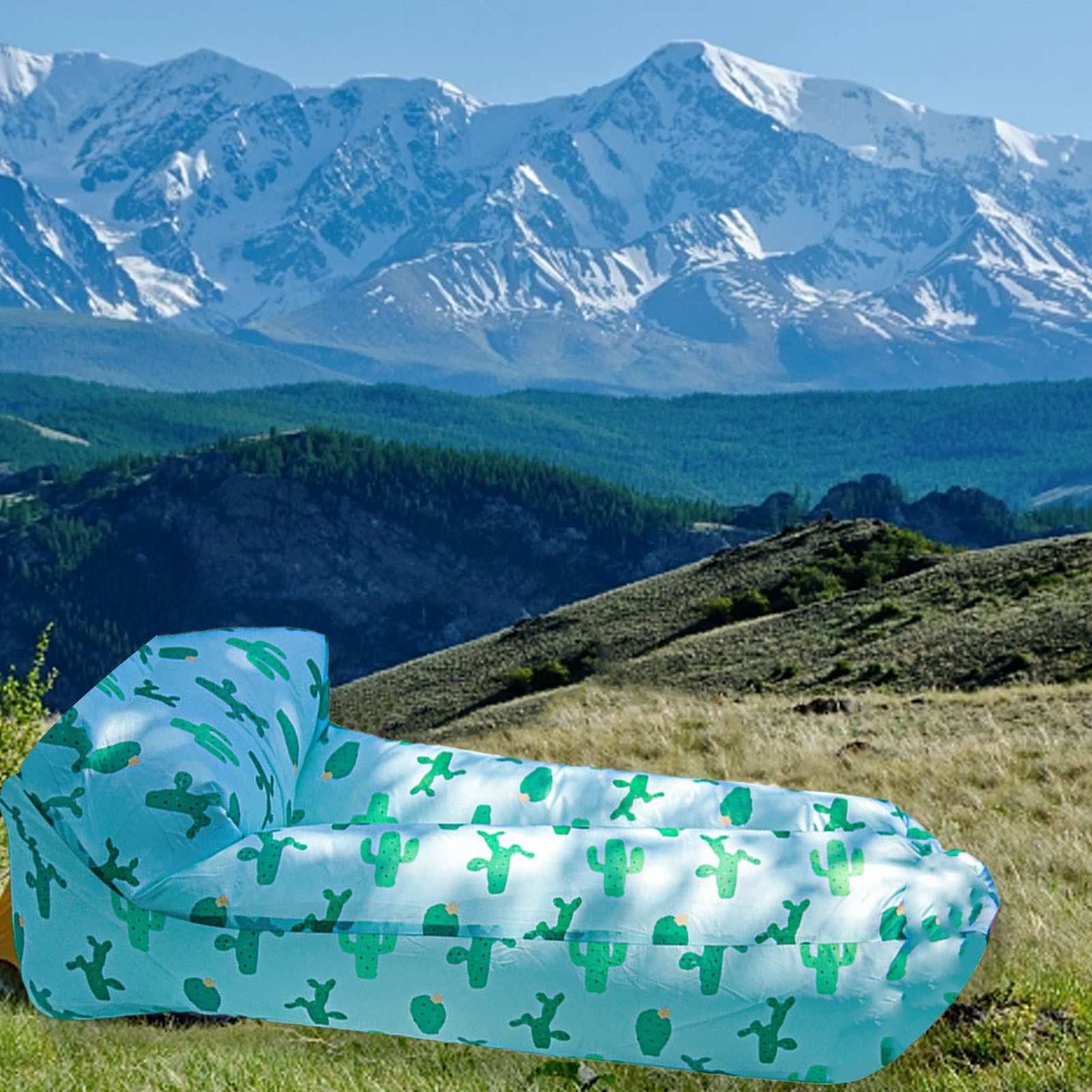 GARRYFIZH Luftsofa Aufblasbares Outdoor Sofa – Ultraleichtes Luftsofa für Musikfestivals, Bequemer Air Lounger – tragbar für Camping, Picknick & Strandurlaub