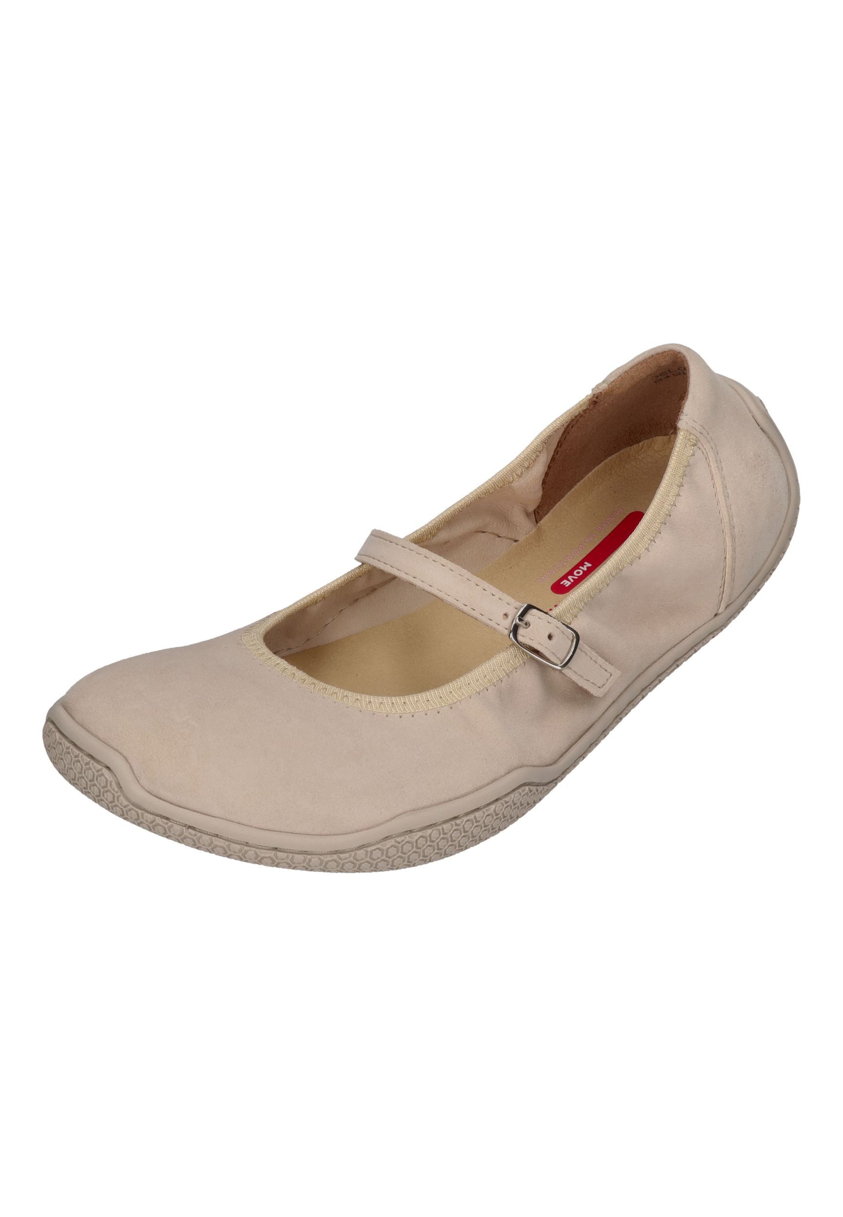KOEL VALERIA II SUEDE Barfußschuh Beige