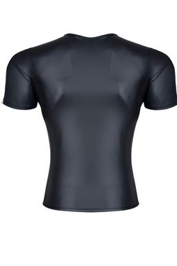 Regnes Fetish Planet T-Shirt Wetlook-Shirt TSH014 Herrenshirt in schwarz