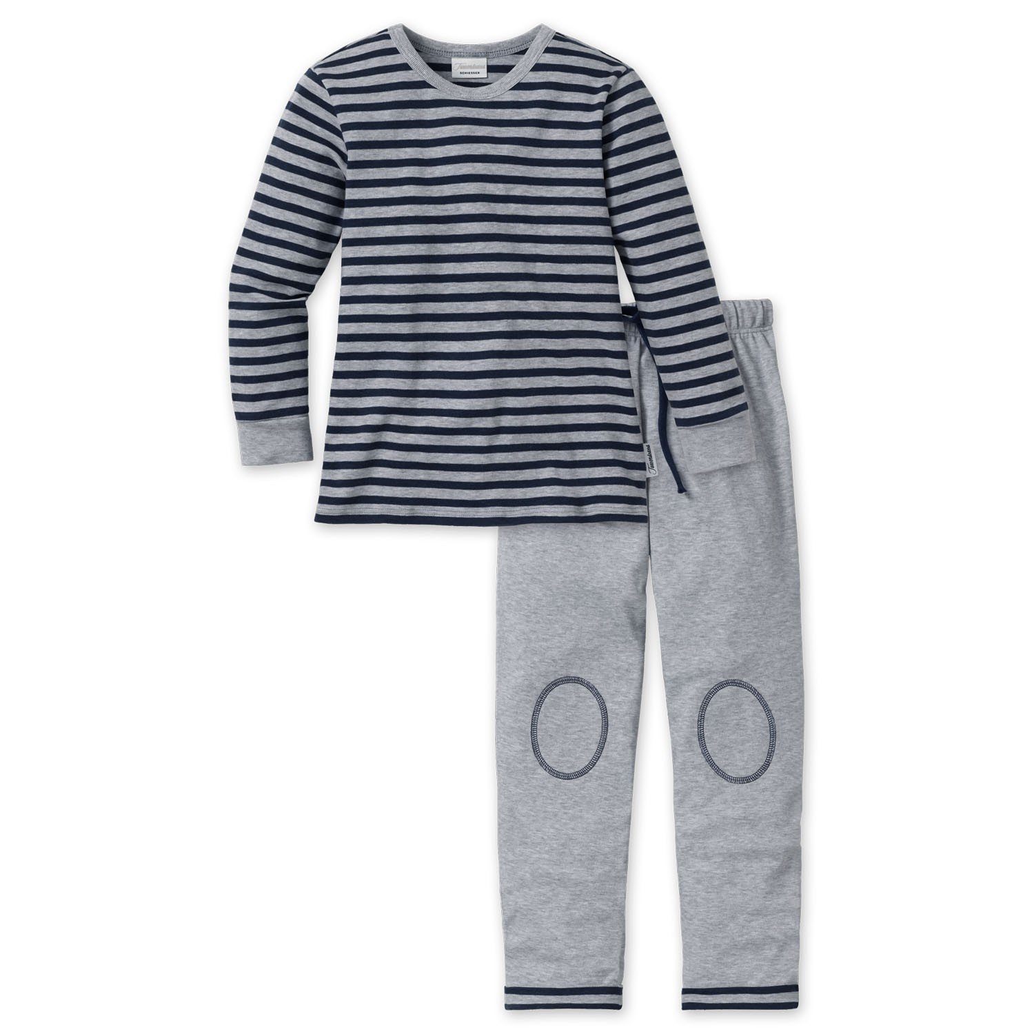 Schiesser Schlafanzug Tausendsassa (Set, Set) Jungen Schlafanzug lang, Interlock, 100% Baumwolle
