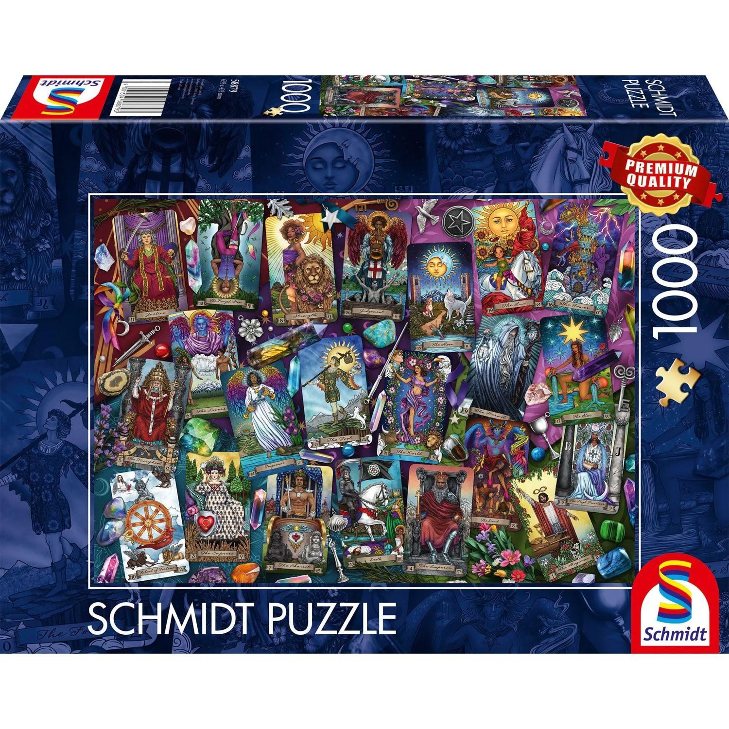 Schmidt Spiele Puzzle Geheimnisvolle Tarotkarten, 1000 Puzzleteile