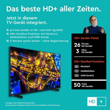 Toshiba 50UL4D63DGY LCD-LED Fernseher (126 cm/50 Zoll, 4K Ultra HD, Smart TV, HDR Dolby Vision, Triple-Tuner, Sound by Onkyo, WLAN)