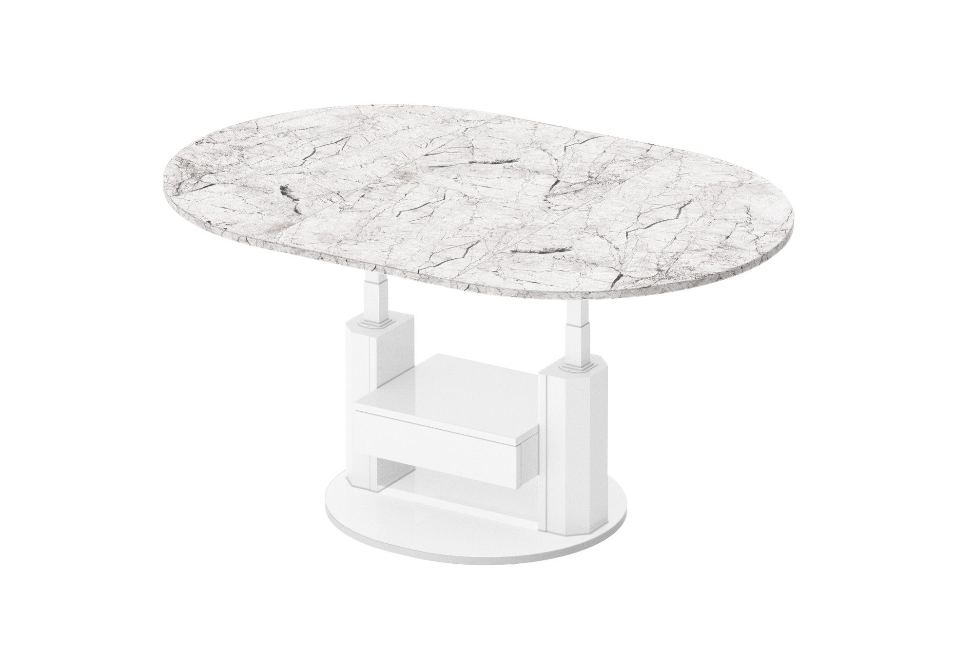 designimpex Couchtisch Design HPM-111 Hochglanz ausziehbar günstig online kaufen