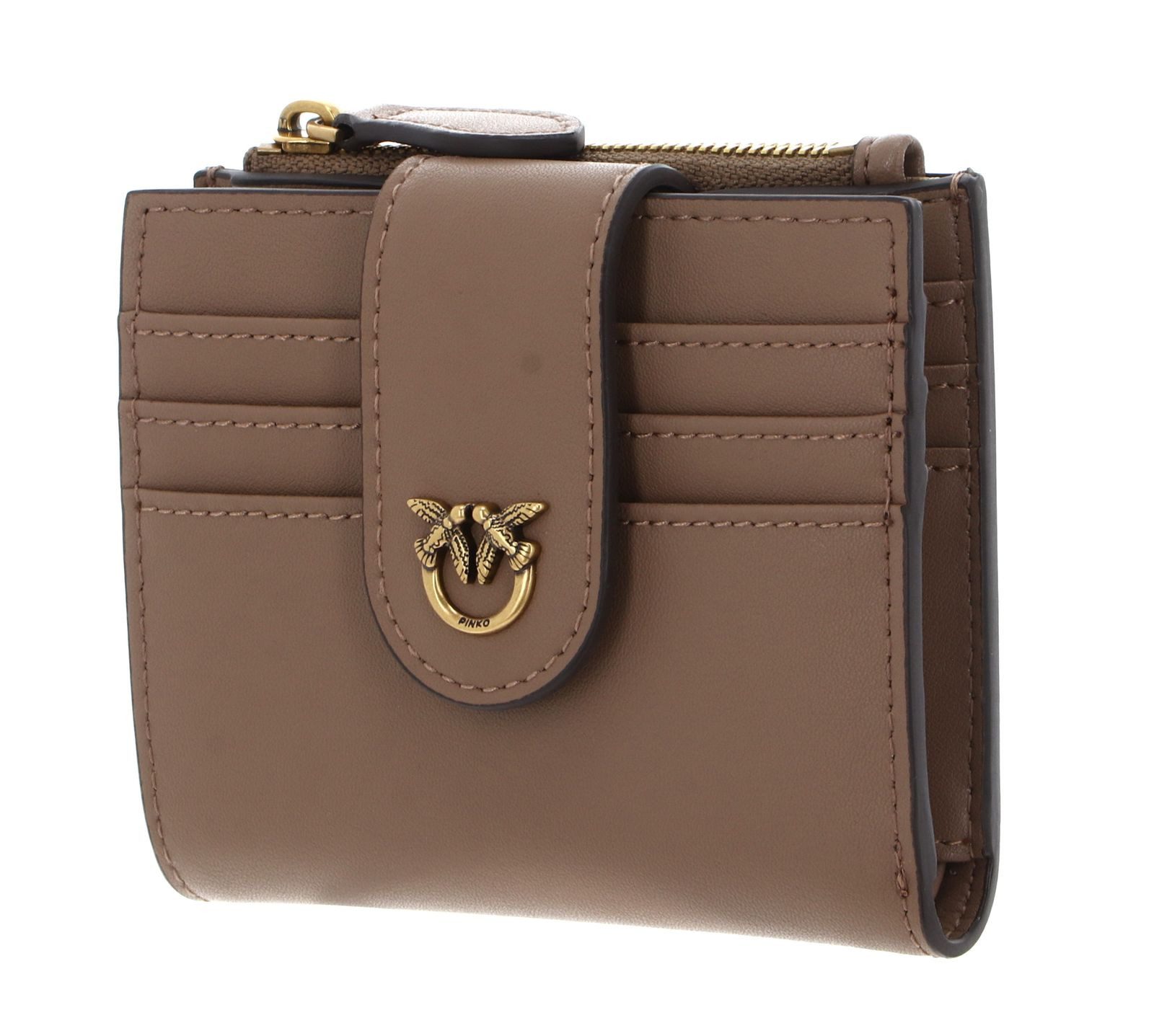 PINKO Geldbörse Multi Purpose Wallet, aus echtem Rindsleder