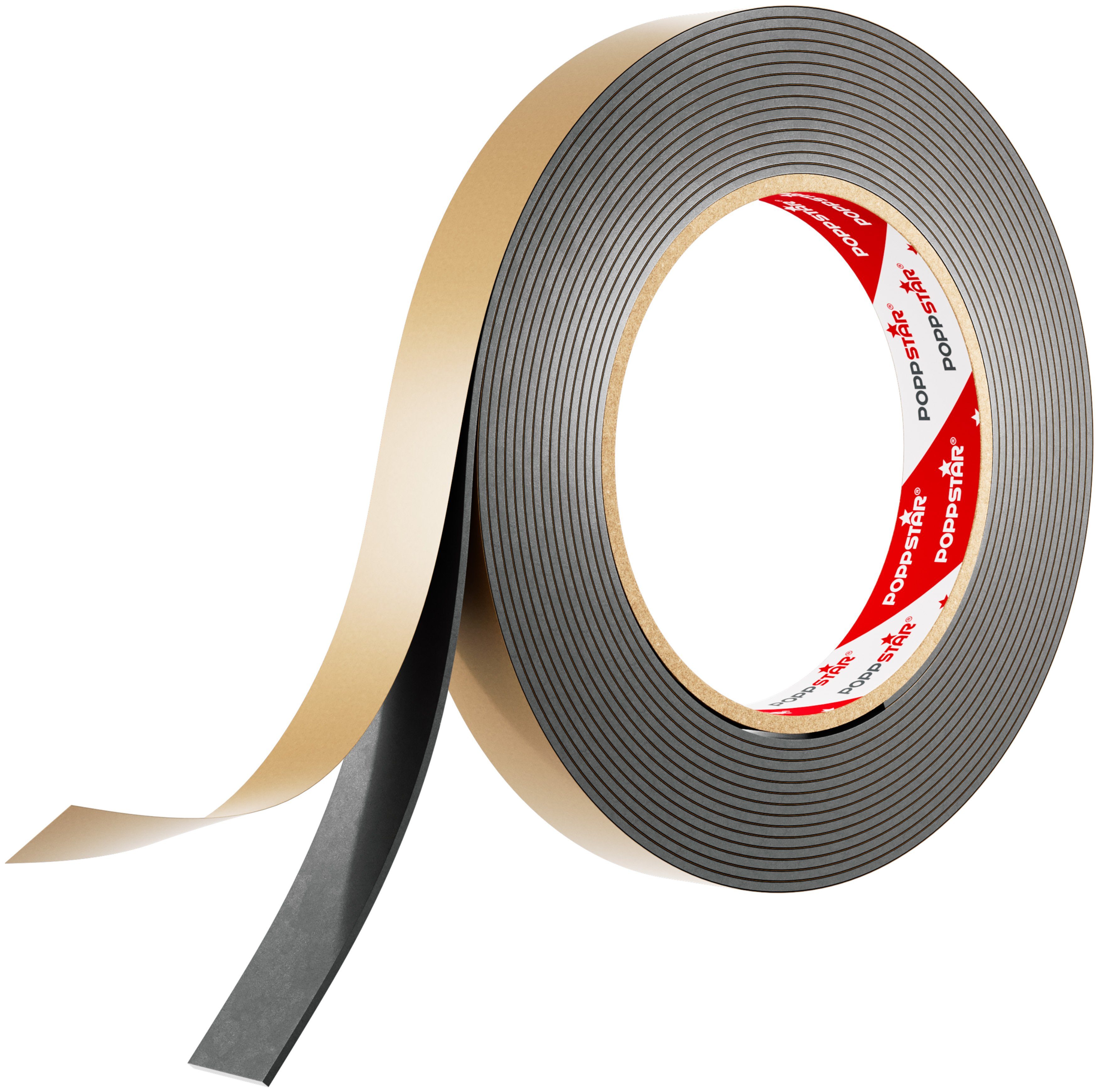 1,6mm) 15mm selbstklebend (5m Dichtband Butyl x doppelseitiges Poppstar x Klebeband