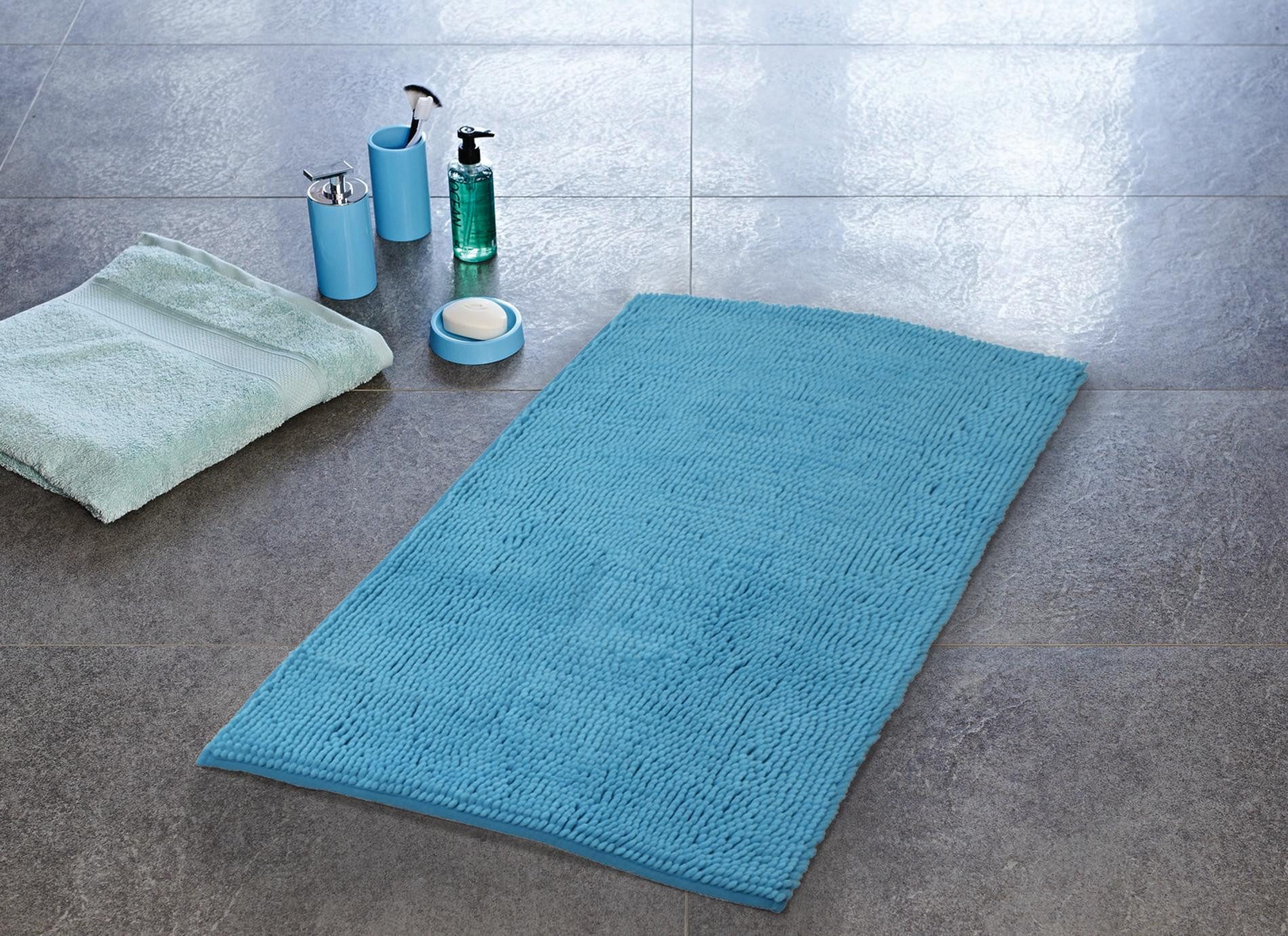 Ridder Badematte Soft hellblau, Höhe 2 günstig online kaufen