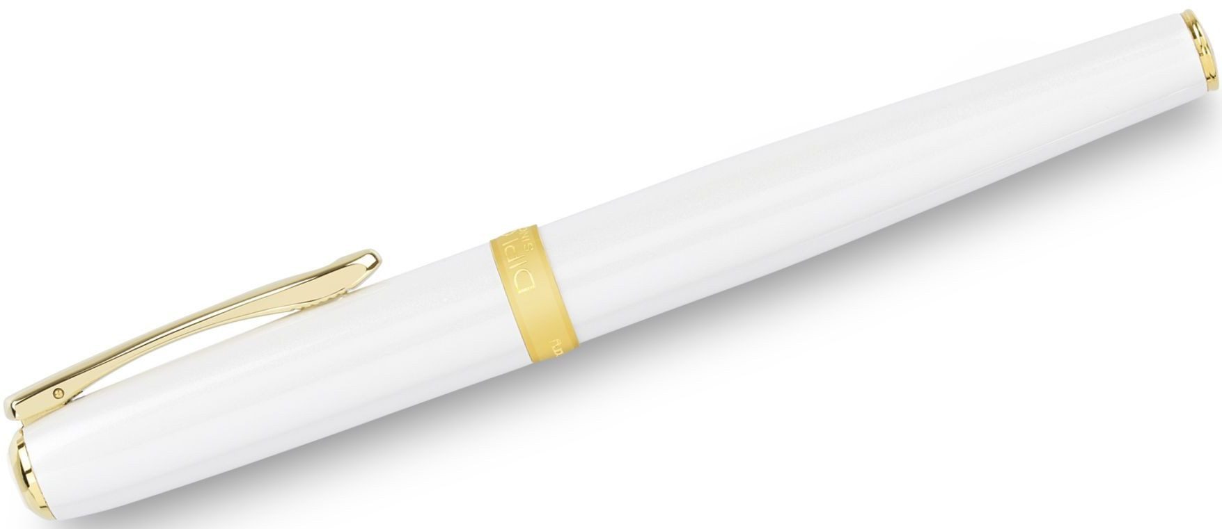 DIPLOMAT Füllfederhalter Füllhalter Excellence A2 weiß Perlmutt weiß 14kt F