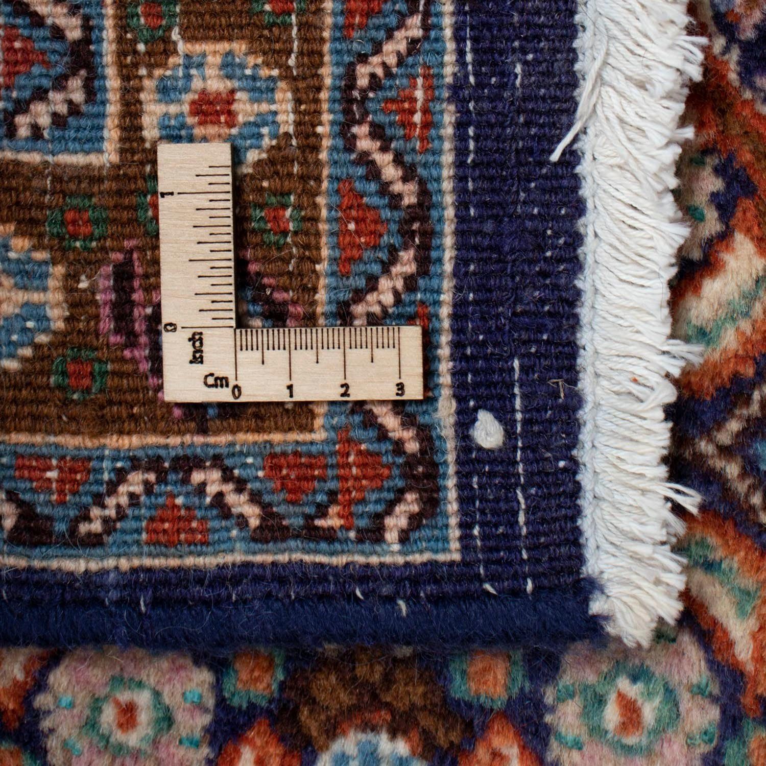 Wollteppich cm, Handgeknüpft mm, Medaillon 110 Höhe: Abadeh morgenland, Rosso 10 x rechteckig, scuro 162