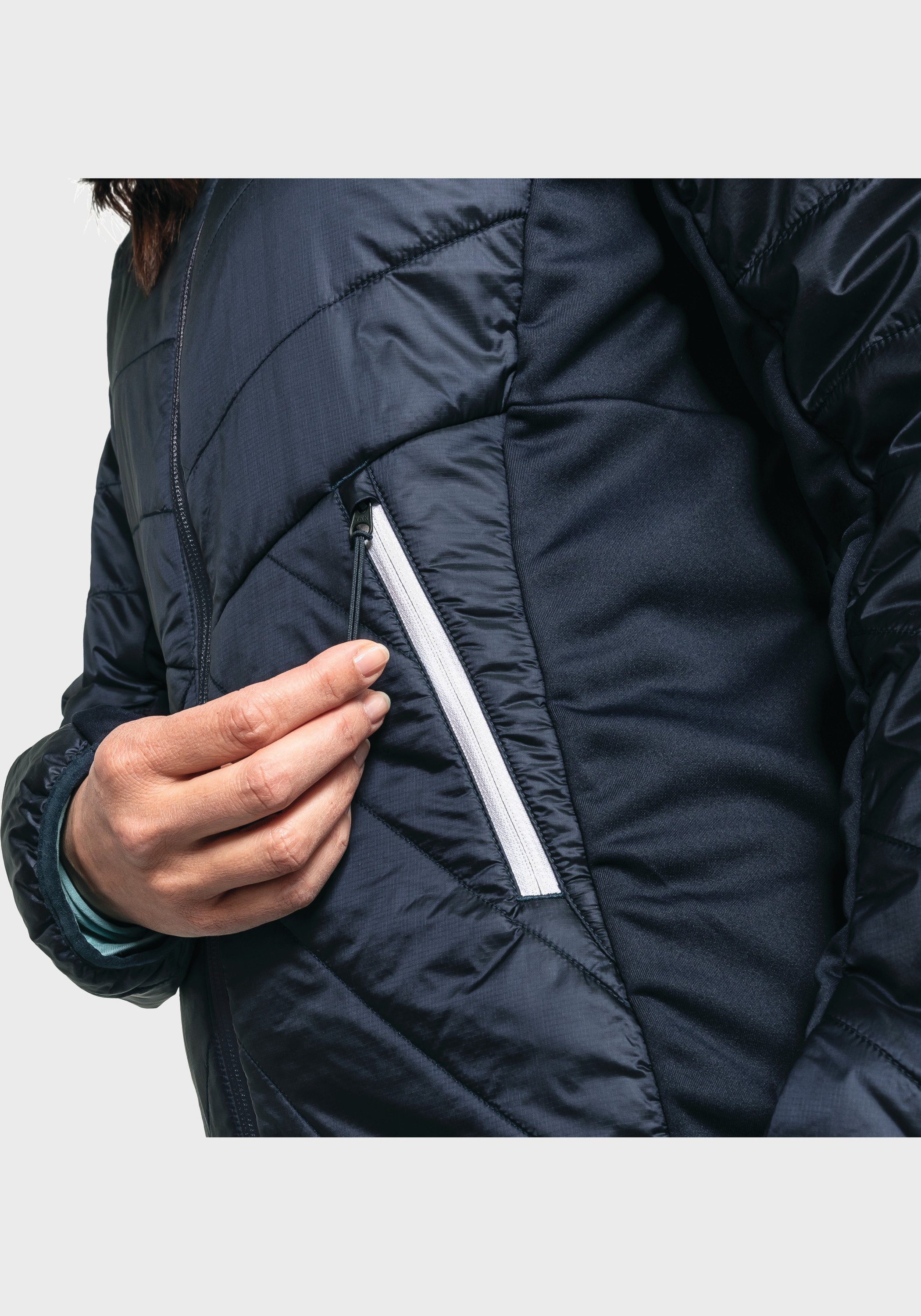 Stams Hybrid Schöffel blau L Outdoorjacke Jacket