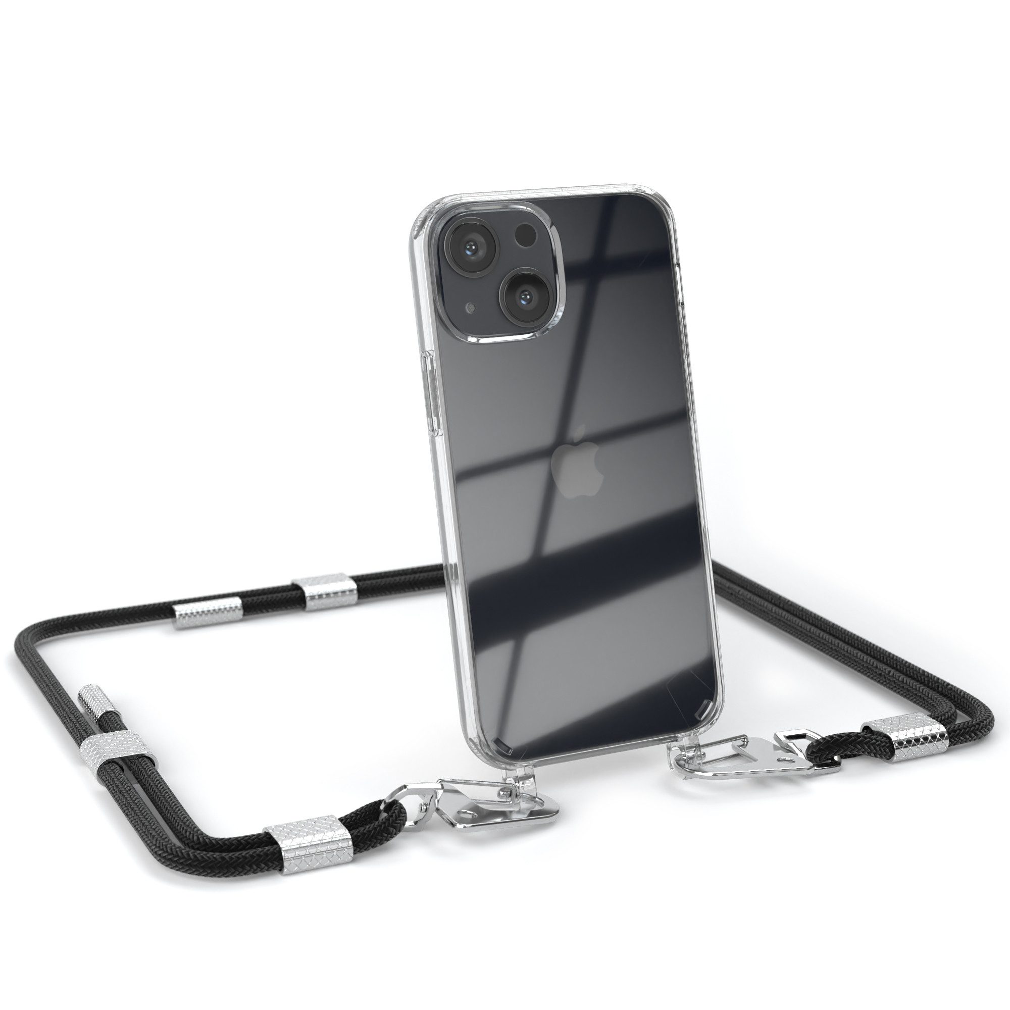 Handykette Silikonhülle mit Kette für Apple iPhone 13 Mini