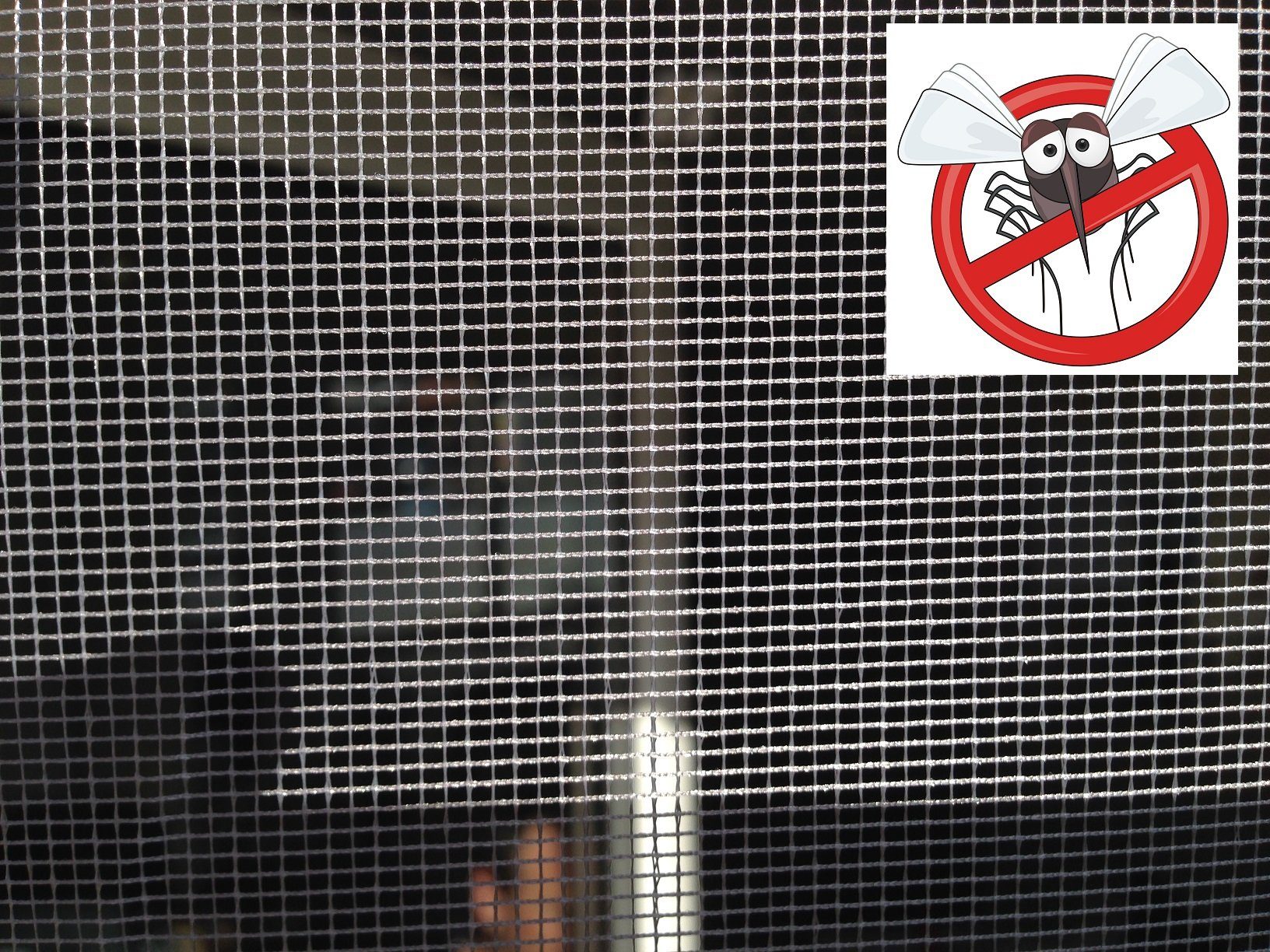 HaGa Insektenschutz-Vorhang Fliegengitter in 75cm Breite, weiß, (Meterware) Moskitonetz – Bild 5 von 5