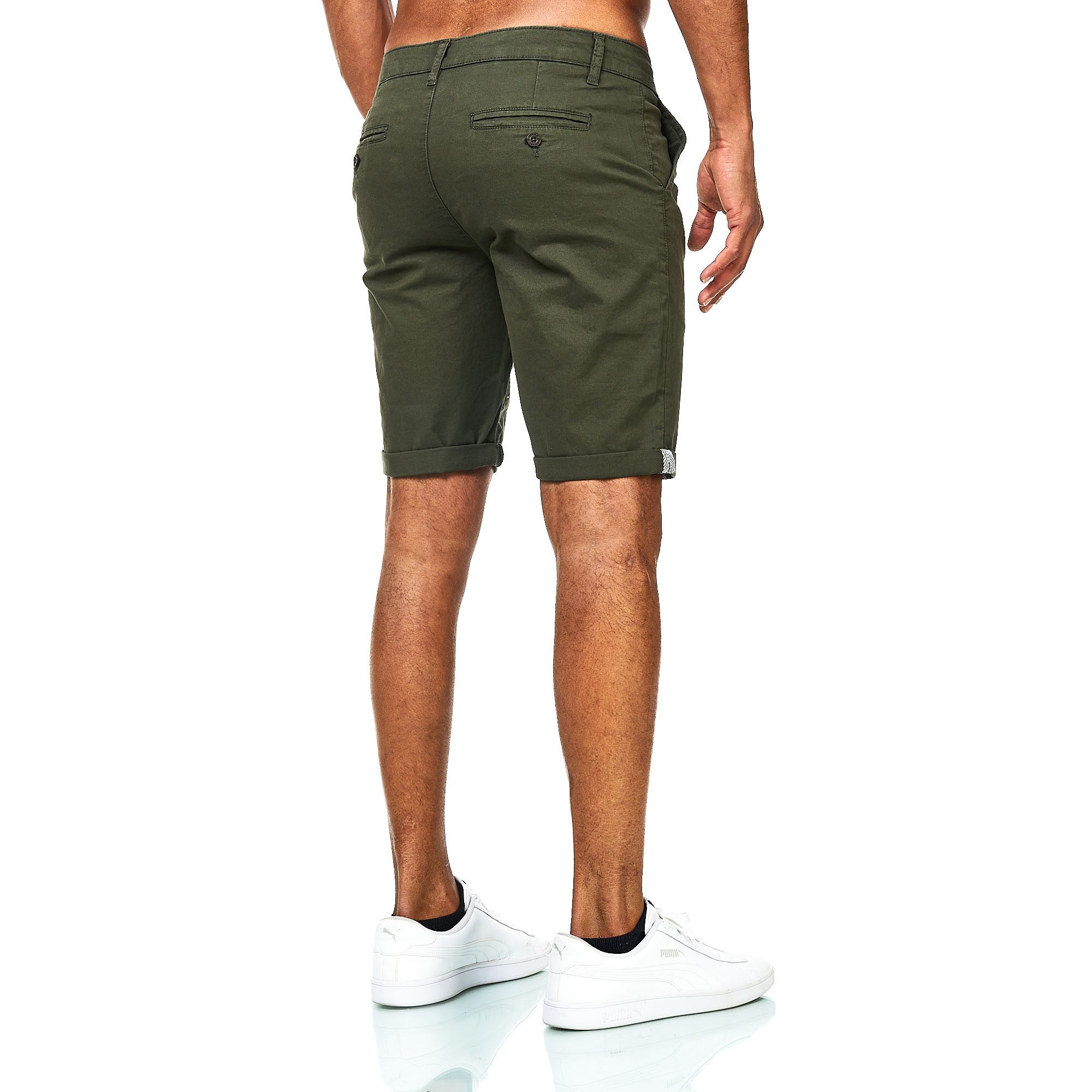 D'MARO Chinoshorts Kurze Hosen Herren - Shorts Männer - Sommer-Hose Elasthan, Bermuda, Casual