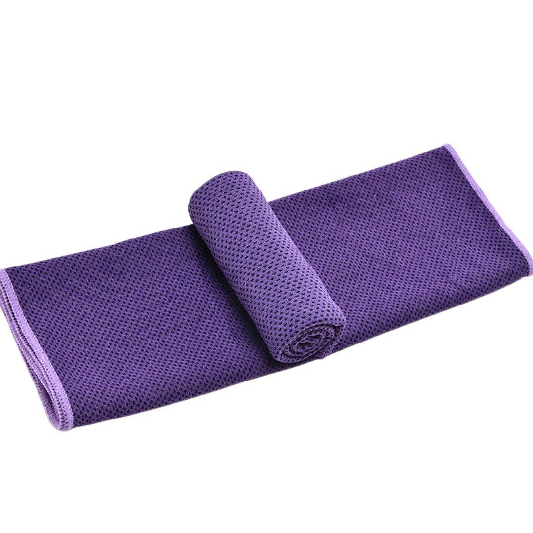 nsihing Sporthandtuch Kühltuch Kühlhandtuch, Sofortige Relief Eiskalt Kühlen Handtuch, (Atmungsaktives Mesh Schweißsaugfähig Cooling Towel Für Sport Fitness Gym, 1-St), Mikrofaser Handtuch Eistuch Abkühltuch Schweißtuch