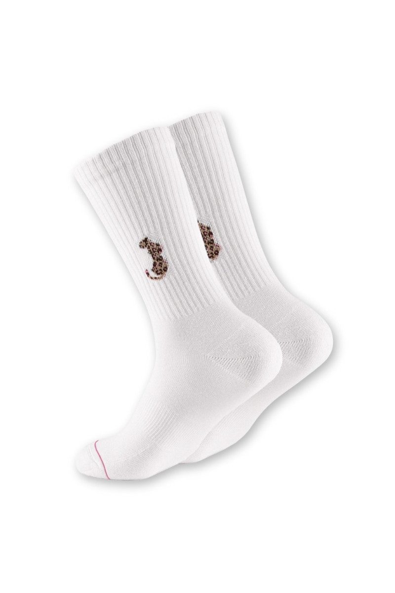 ooley GmbH Socken Socken - ICON LEO - rose, white