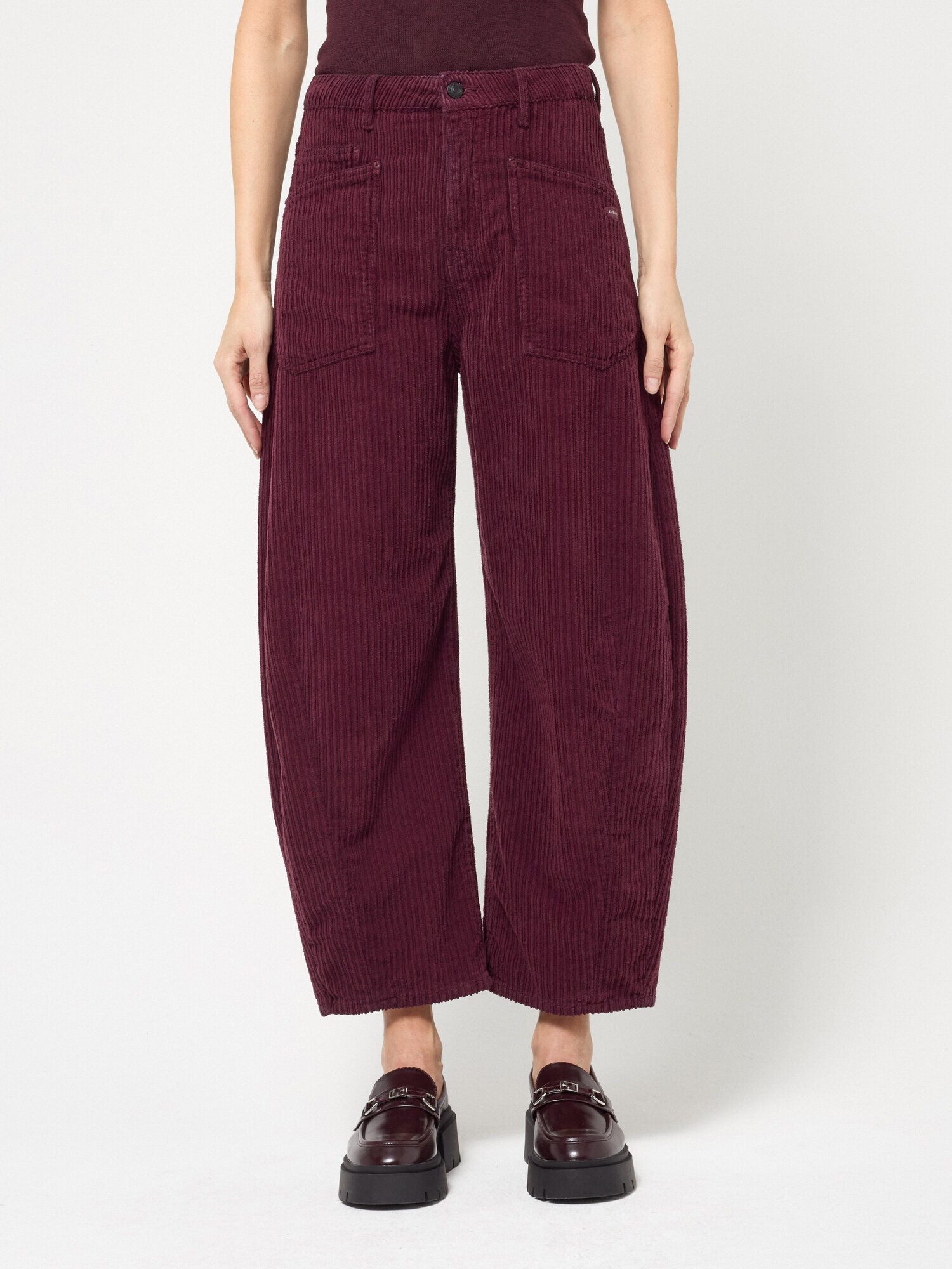 GANG Stoffhose 94ODINA mit konisch zulaufendem Bein