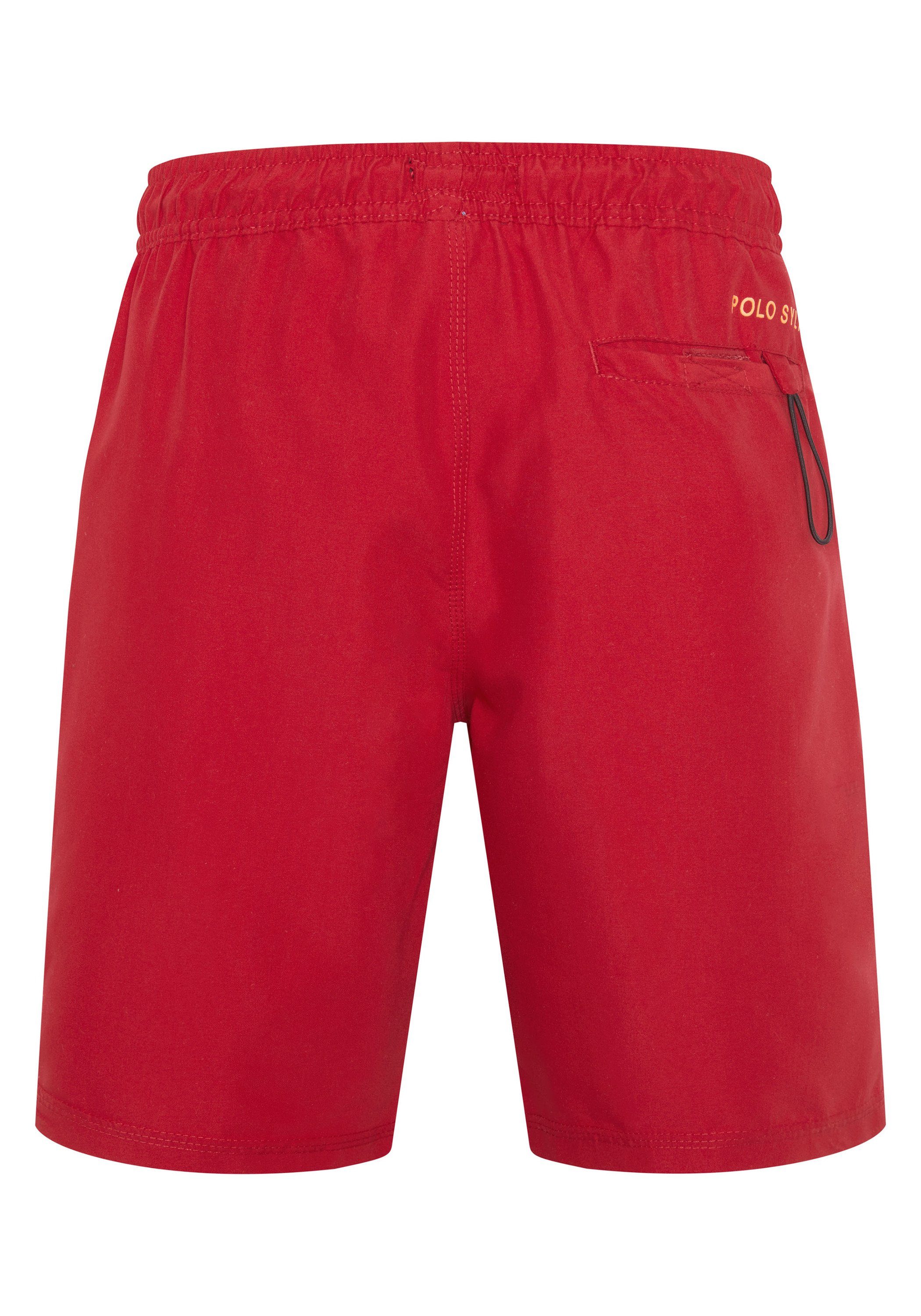 Logoprint Chili 19-1557 Pepper mit Badeshorts Sylt großem Polo