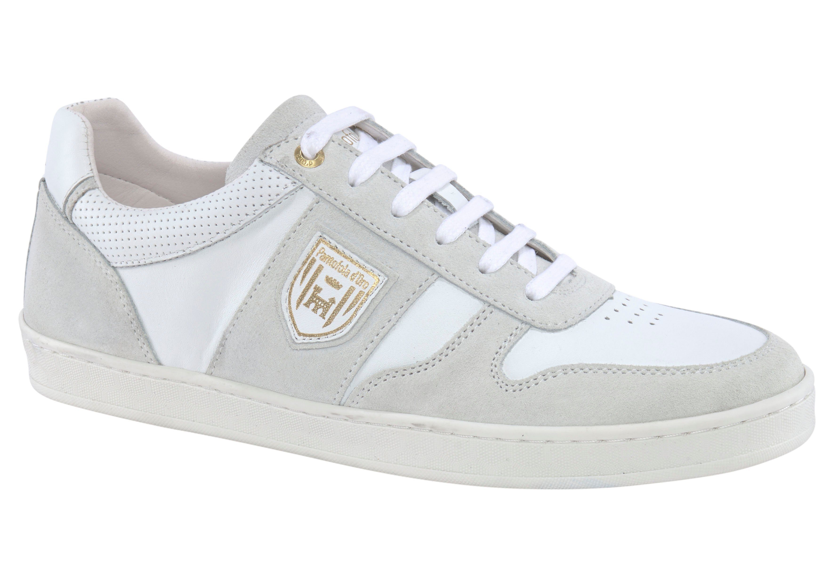 LOW Look Business Casual Pantofola Sneaker PALERMO weiß im UOMO d´Oro