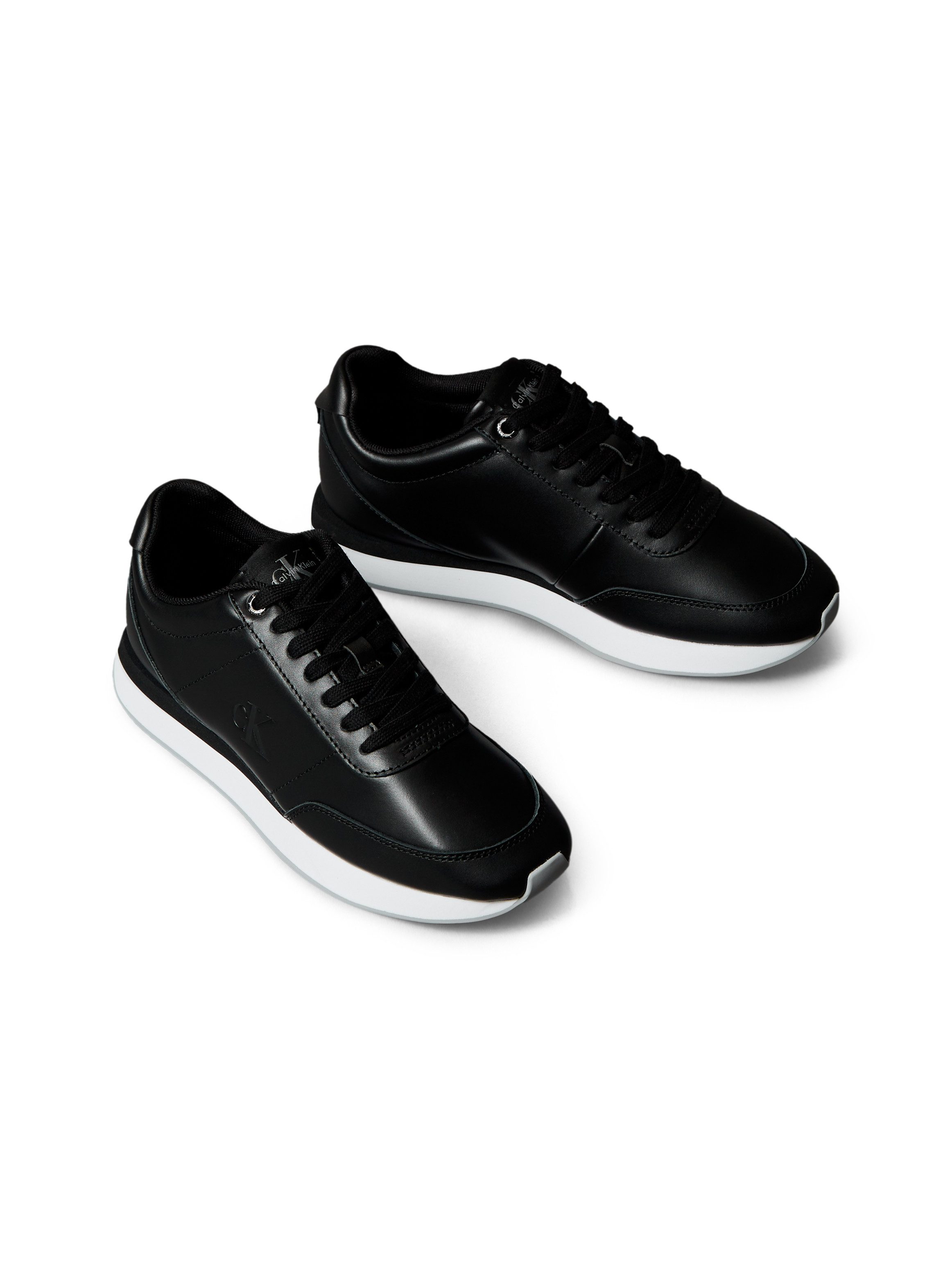 Calvin Klein Jeans RETRO RUNNER LACE UP LTH MG Sneaker Schnürschuh, Halbsch günstig online kaufen