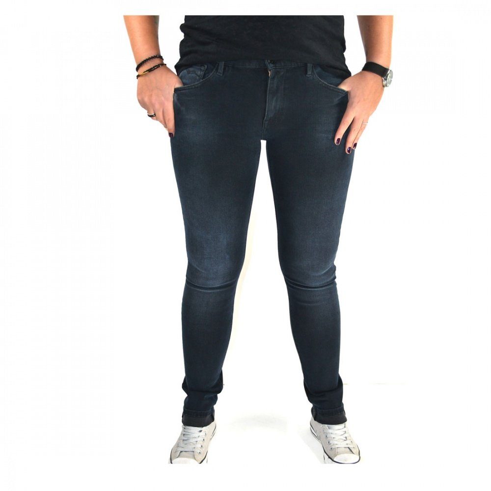 Replay Skinny-fit-Jeans LUZ Hyperflex™ Dunkelblau