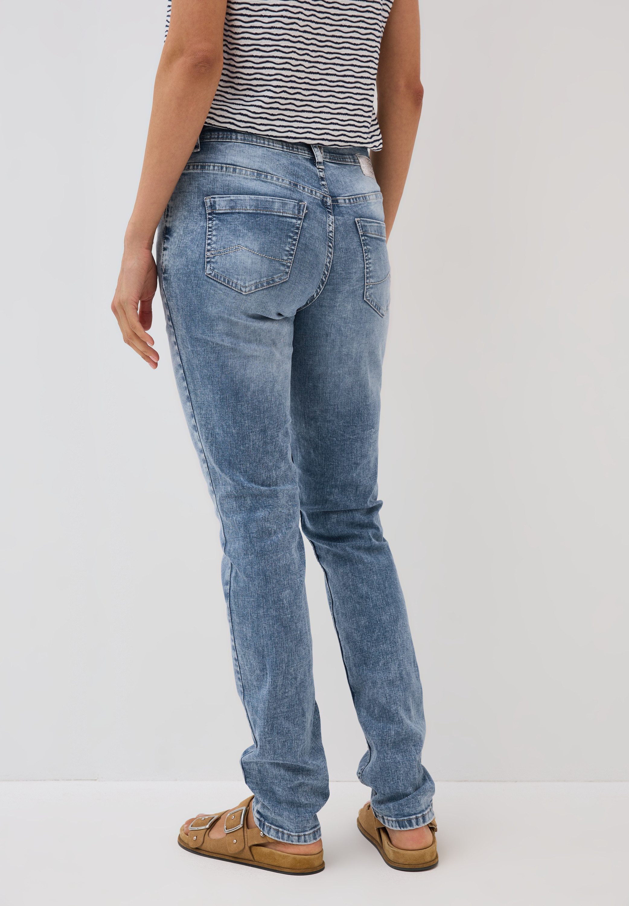 Cecil Gerade Jeans, Middle Waist günstig online kaufen