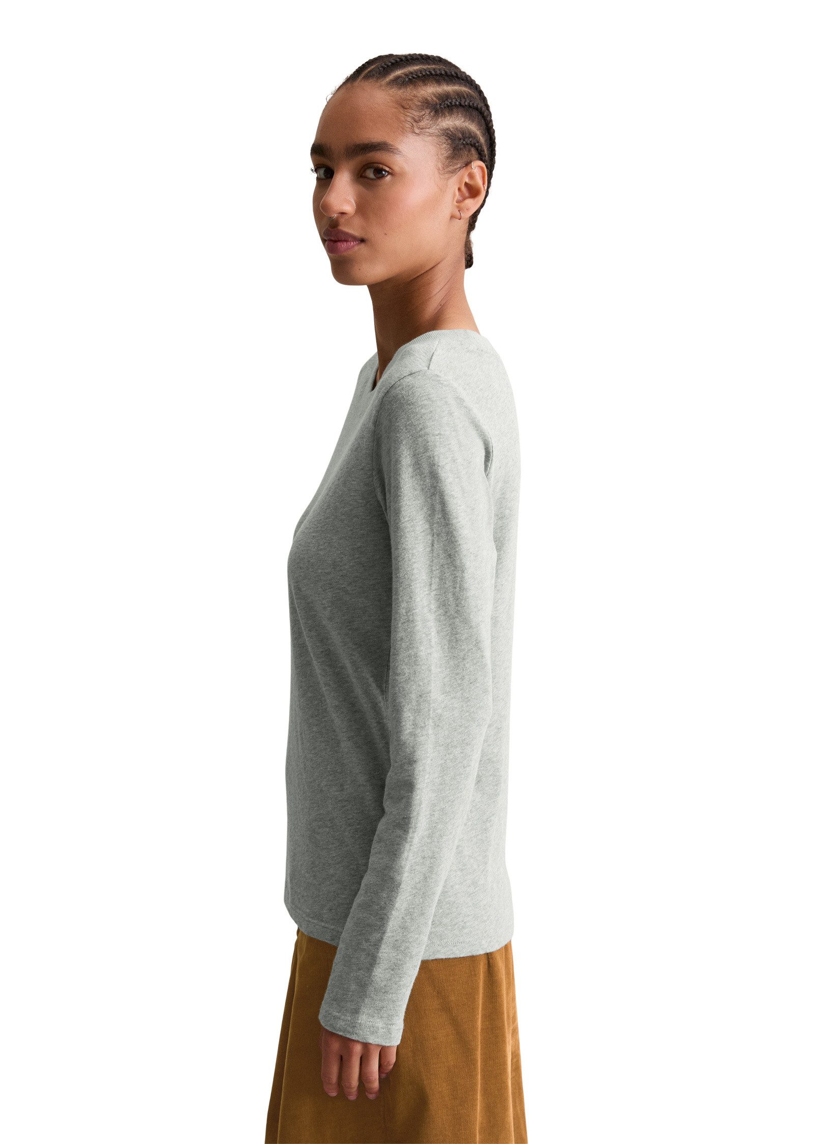 Marc O'Polo DENIM Langarmshirt aus Heavy Slub Jersey günstig online kaufen